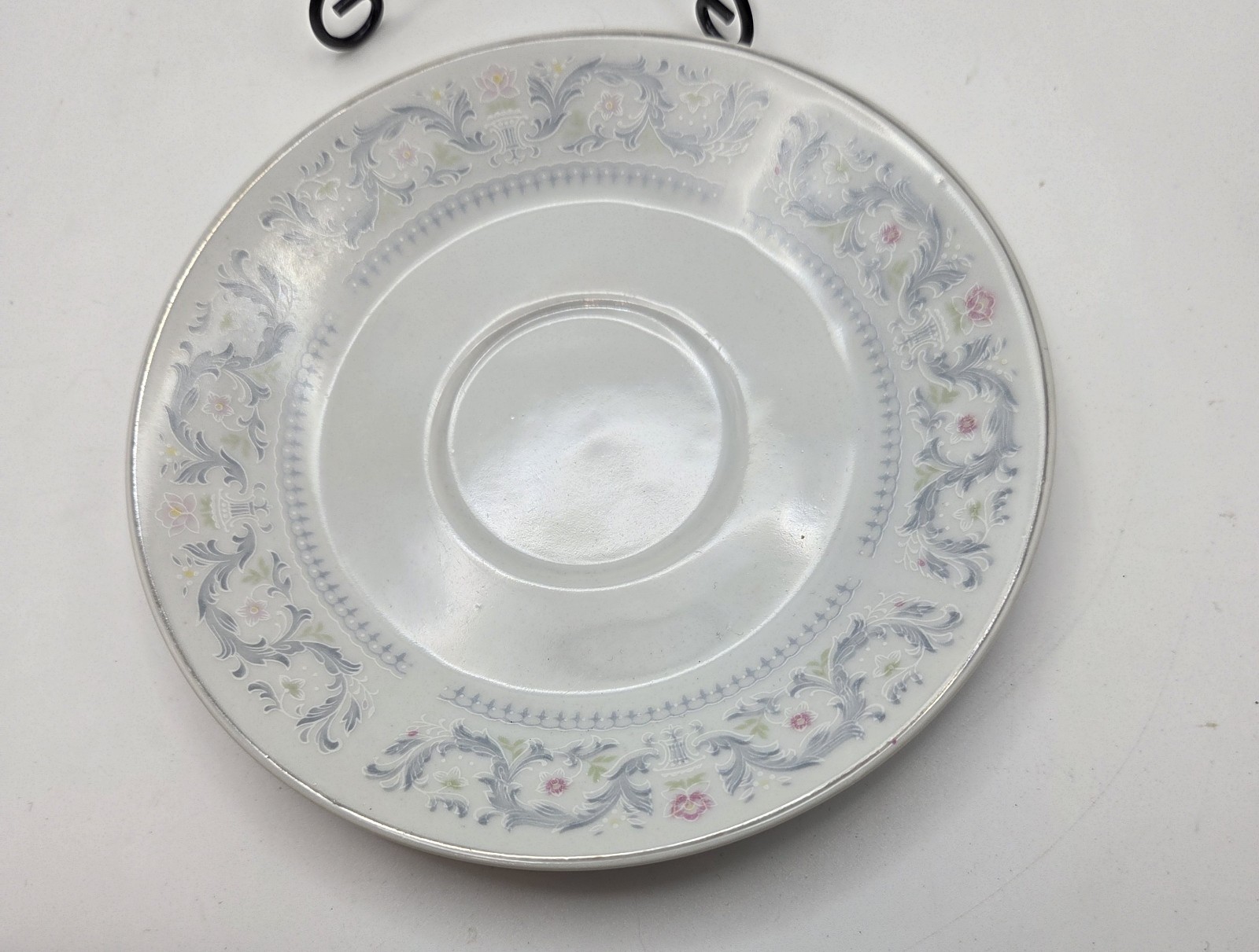 FTD Fine China Porcelain Cup and Saucer Pink Blue