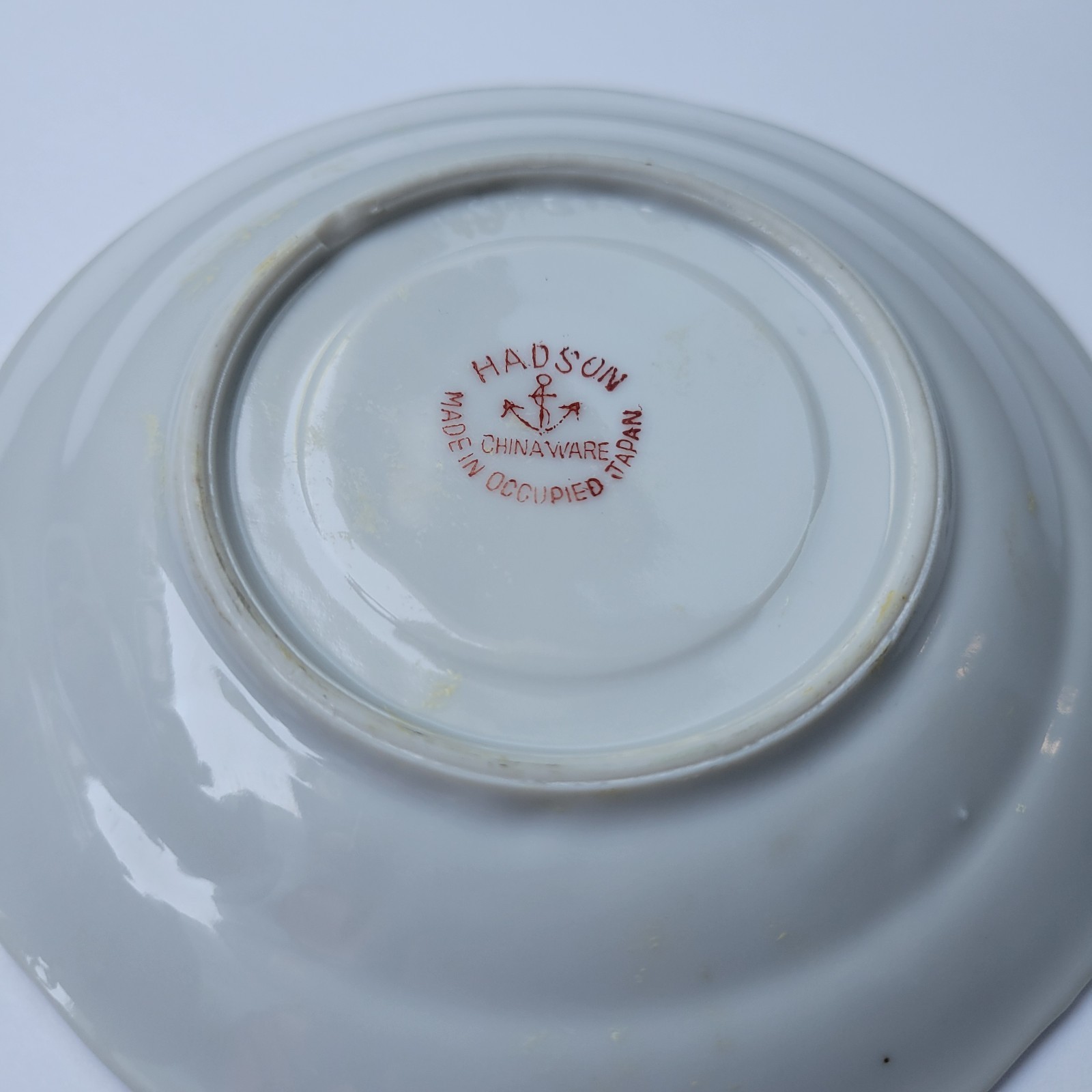 Vintage Porcelain Hadson Chinaware Made In Occupied Japan Teacup & Saucer Floral