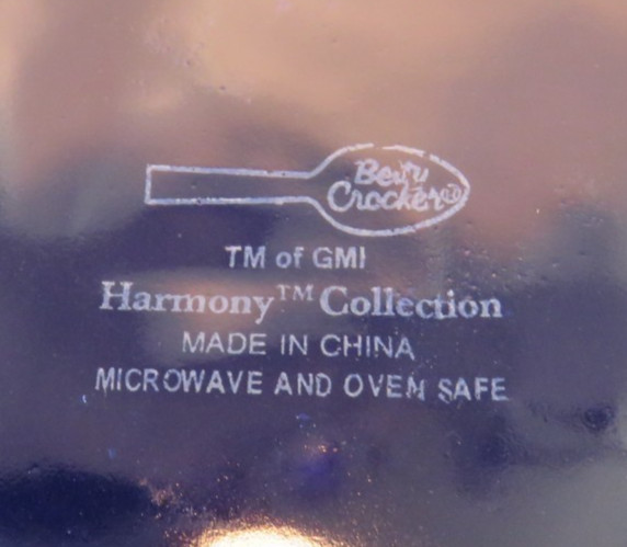 Betty Crocker Chop Plate Serving Platter Harmony Collection Dark Green & Blue