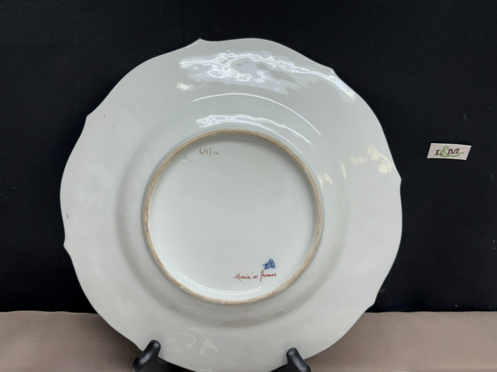 Capodimonte “CHERUBS” Antique Porcelain ~ Set of 3 ~ Dinner Plates ~ 10 1/4″