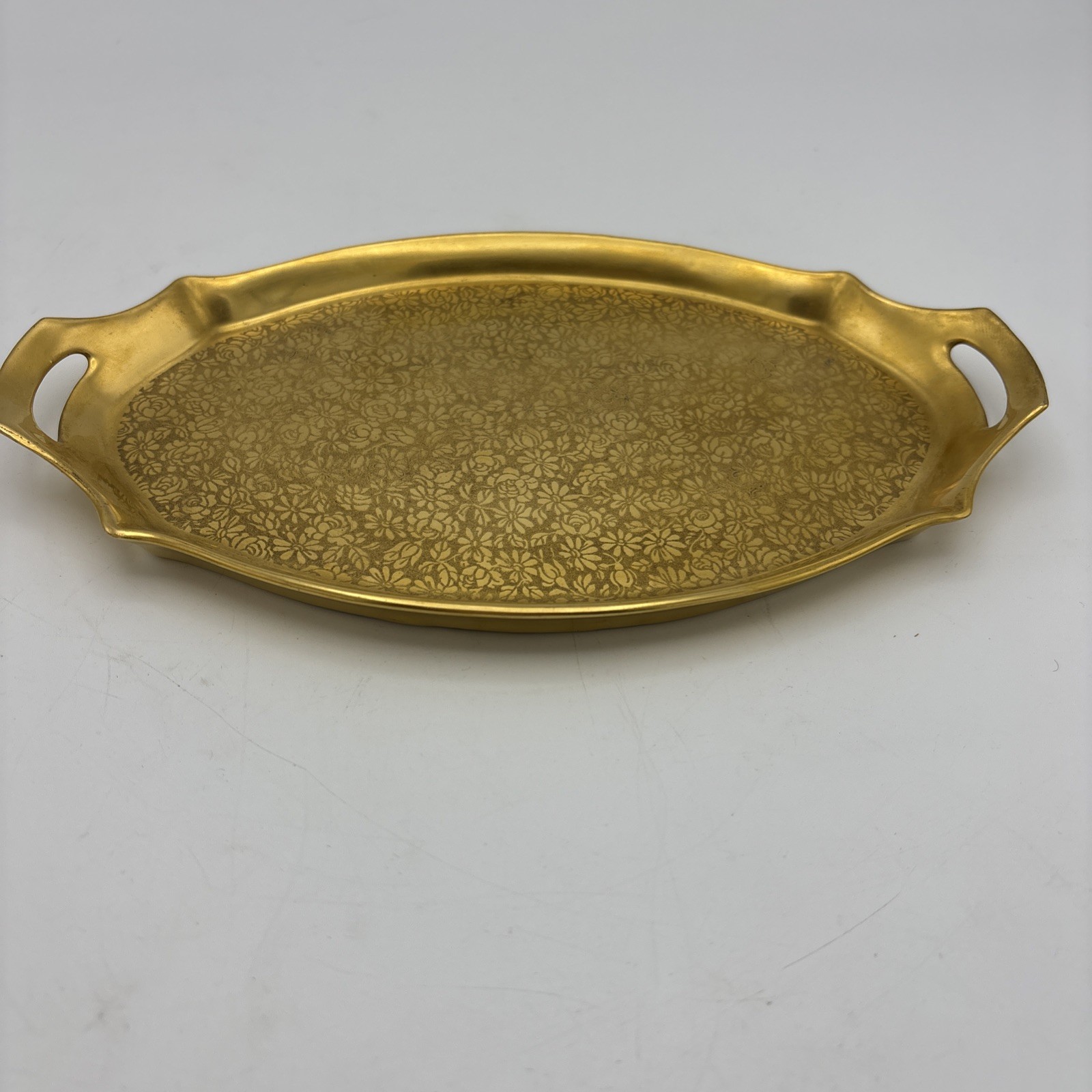 Pickard Gold Tray D455 Czechoslovakia