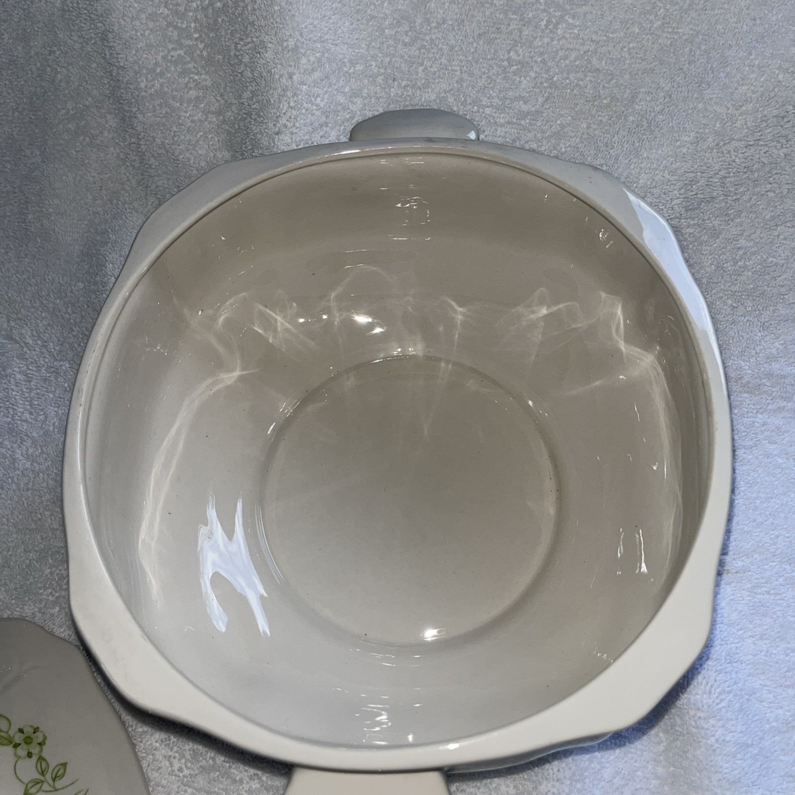 Sears Ironstone Petite Flora Soup Tureen Covered With Lid EUC Japan