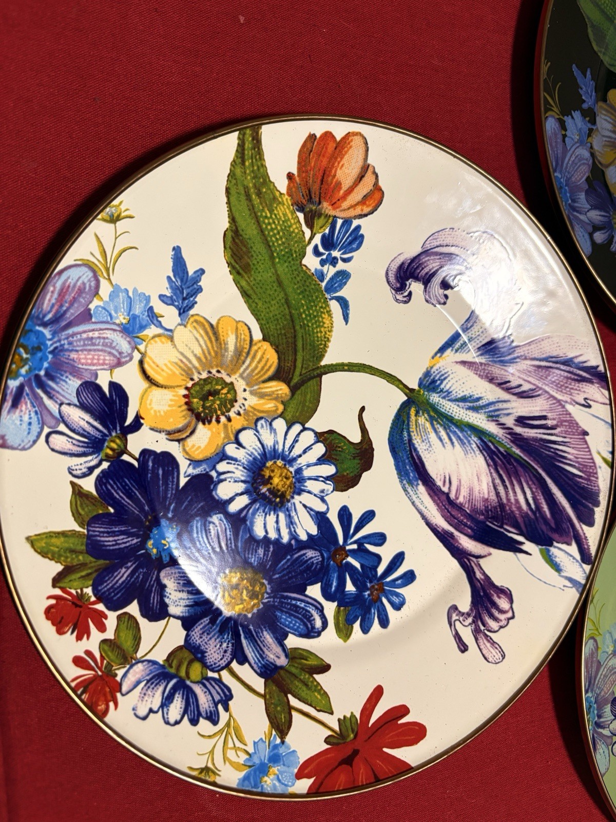 Mckenzie childs plates (3 )