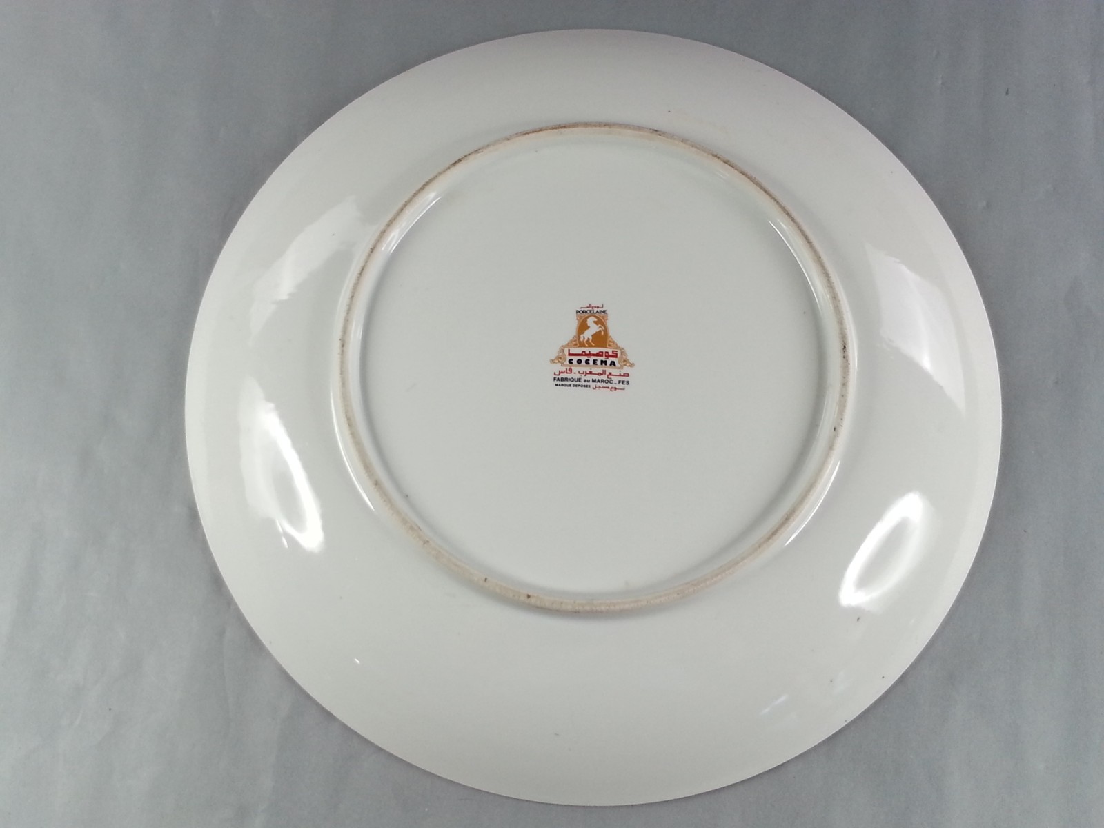 COMCEMA Moroccan Fes Ceramic Centerpiece Serving Platter Charger Bowl Zellige