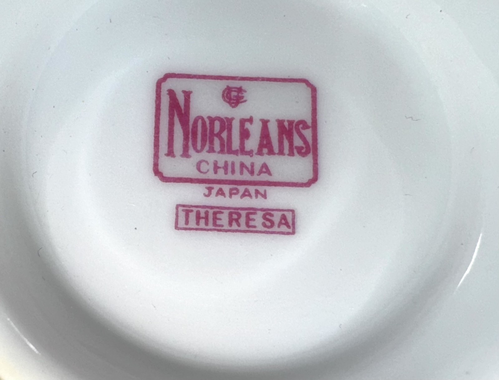 VINTAGE 3 pc NORLEANS THERESA JAPAN 8oz CREAM & SUGAR with LID FINE CHINA 1964-