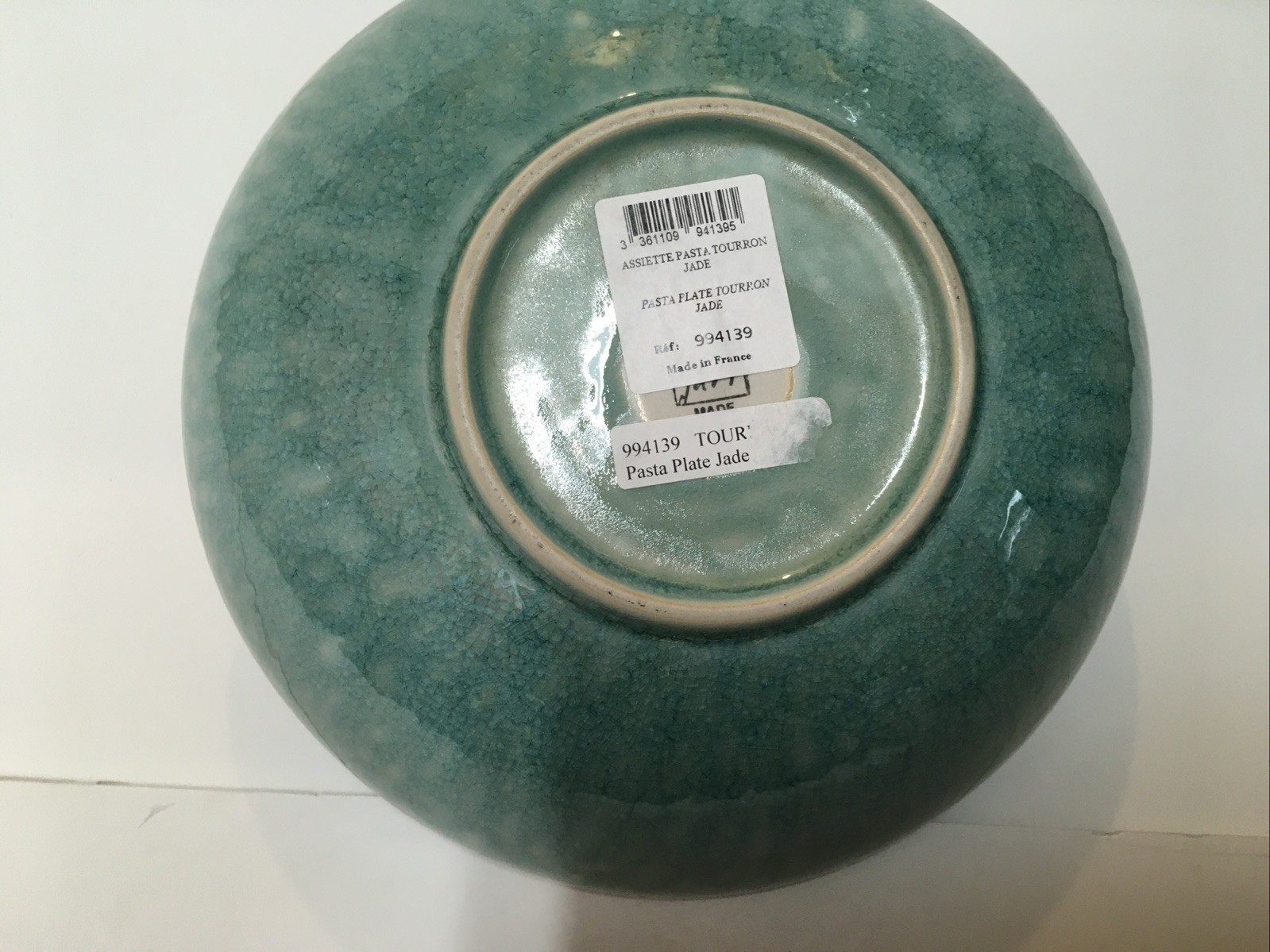 Pasta Serving Bowl By Jars France Tourron sold separate 9″ made in France New!