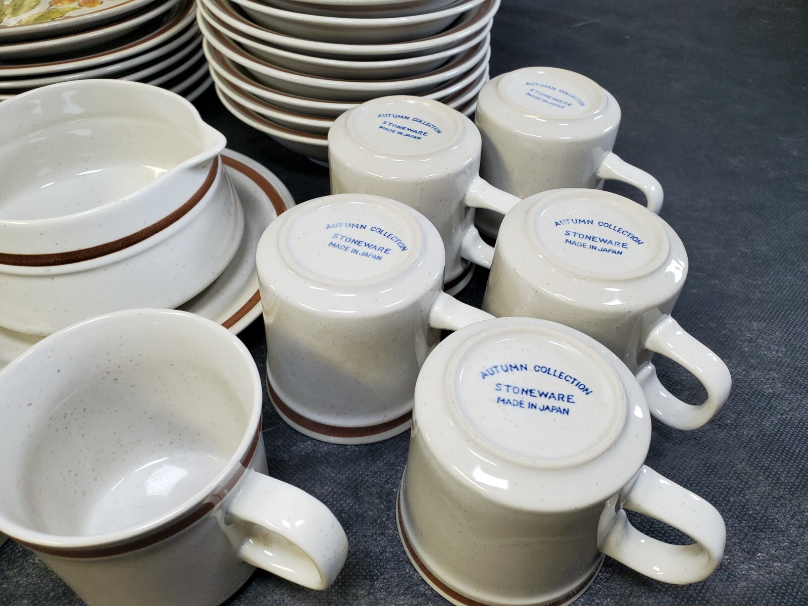 VTGE Autumn Collection Stoneware Wheat Flower Dinnerware SOLD BY THE PIECE
