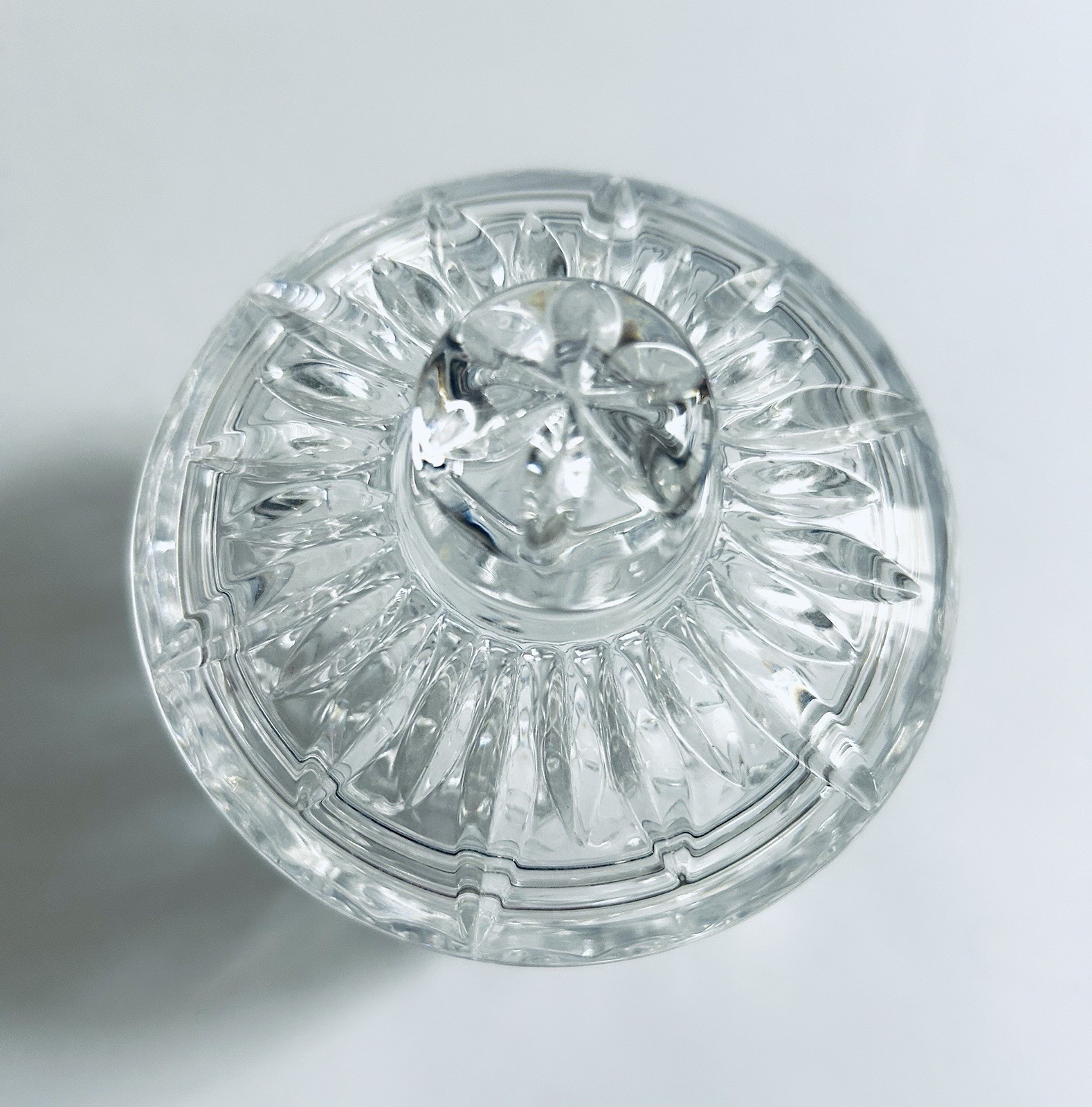 Vintage Gorham Crystal Glass Sugar Bowl and Creamer with Lid Germany VGUC