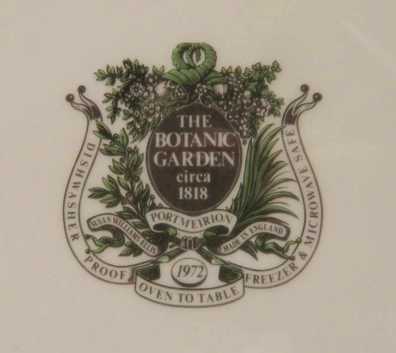 Portmeirion Botanic Garden Dinner Plate -U CHOOSE – Flowers, Butterfly -OLD MARK