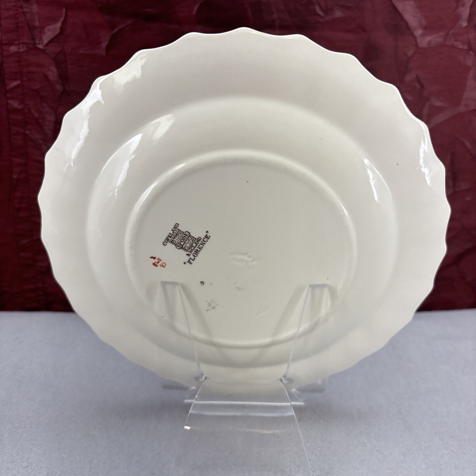 Copeland Spode Florence 8” Salad Plate Earthenware Made In England GUC one plate