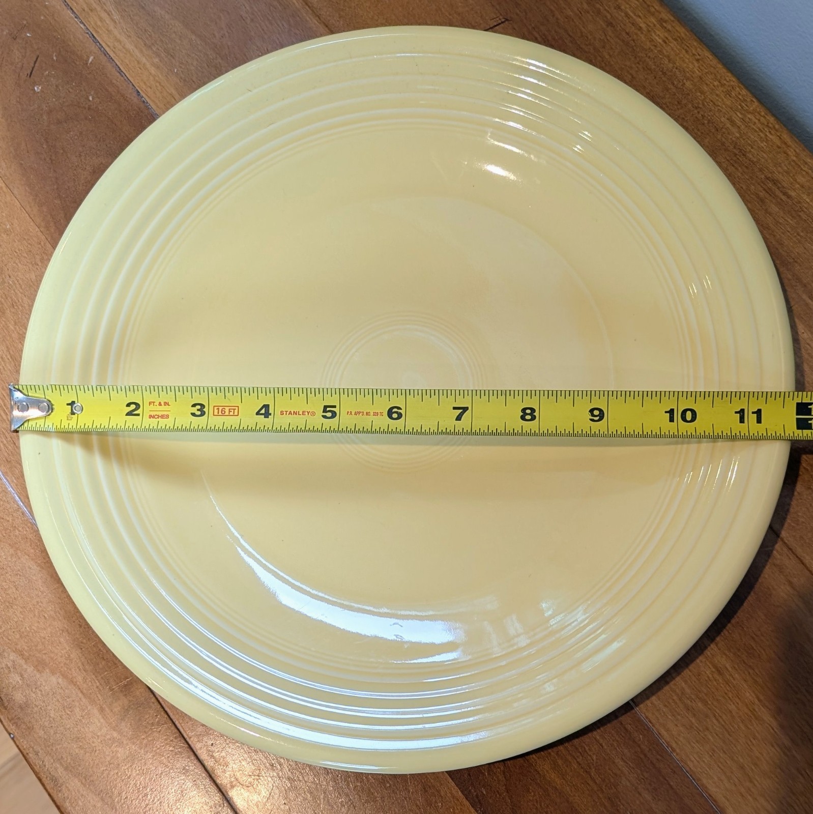 Fiesta Ivory 11 3/4” Chop Plate Round Platter Homer Laughlin Fiestaware Serving