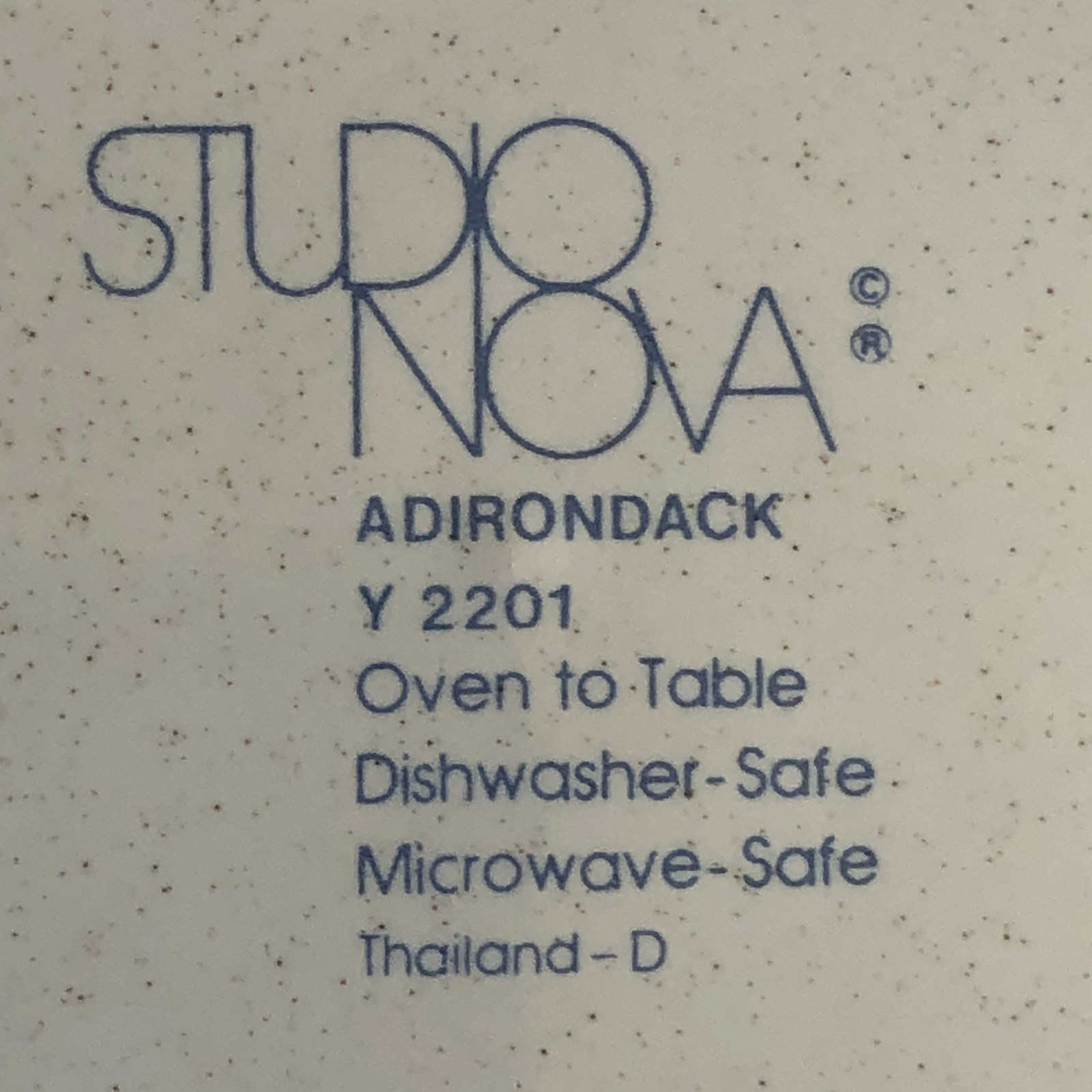 Studio Nova Adirondack Y2201 Coffee Cups 8 And Saucers 7 Round Aztec Speckled
