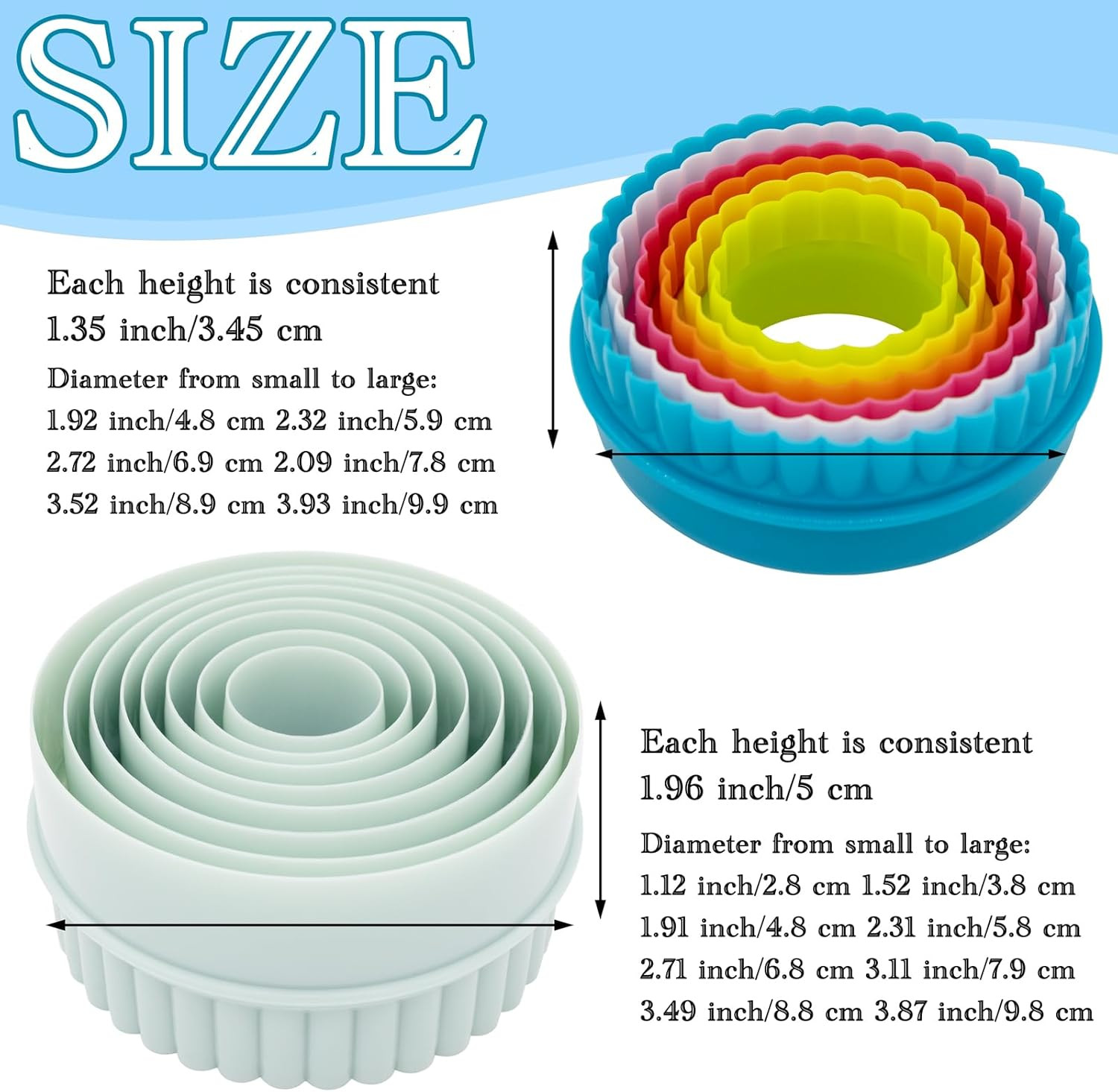 14 Pieces Display Stands for Pyrex round Bowls, Bowl Display Stands for Pyrex Bo