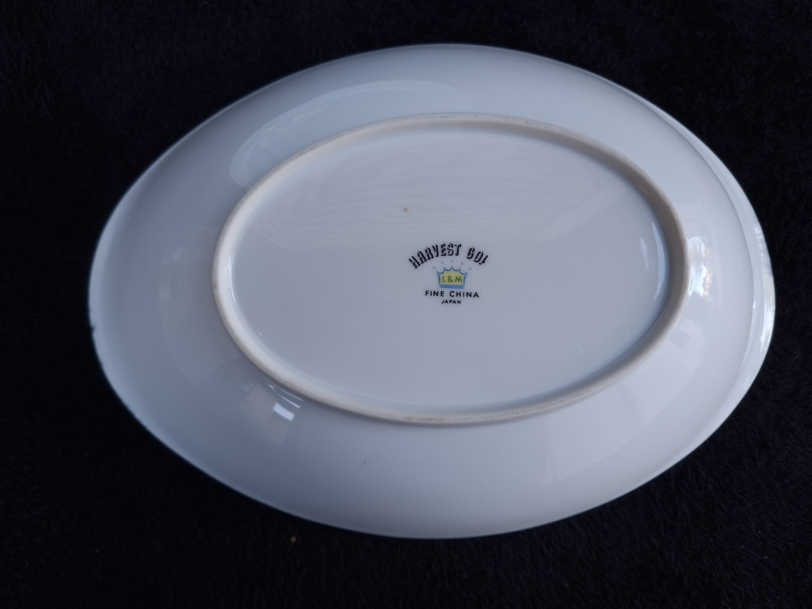 LIPPER & MANN (L&M)-HARVEST GOLD CHINA-PLATTER, BOWL,GRAVY ,SUGAR BOWL-4 PIECES