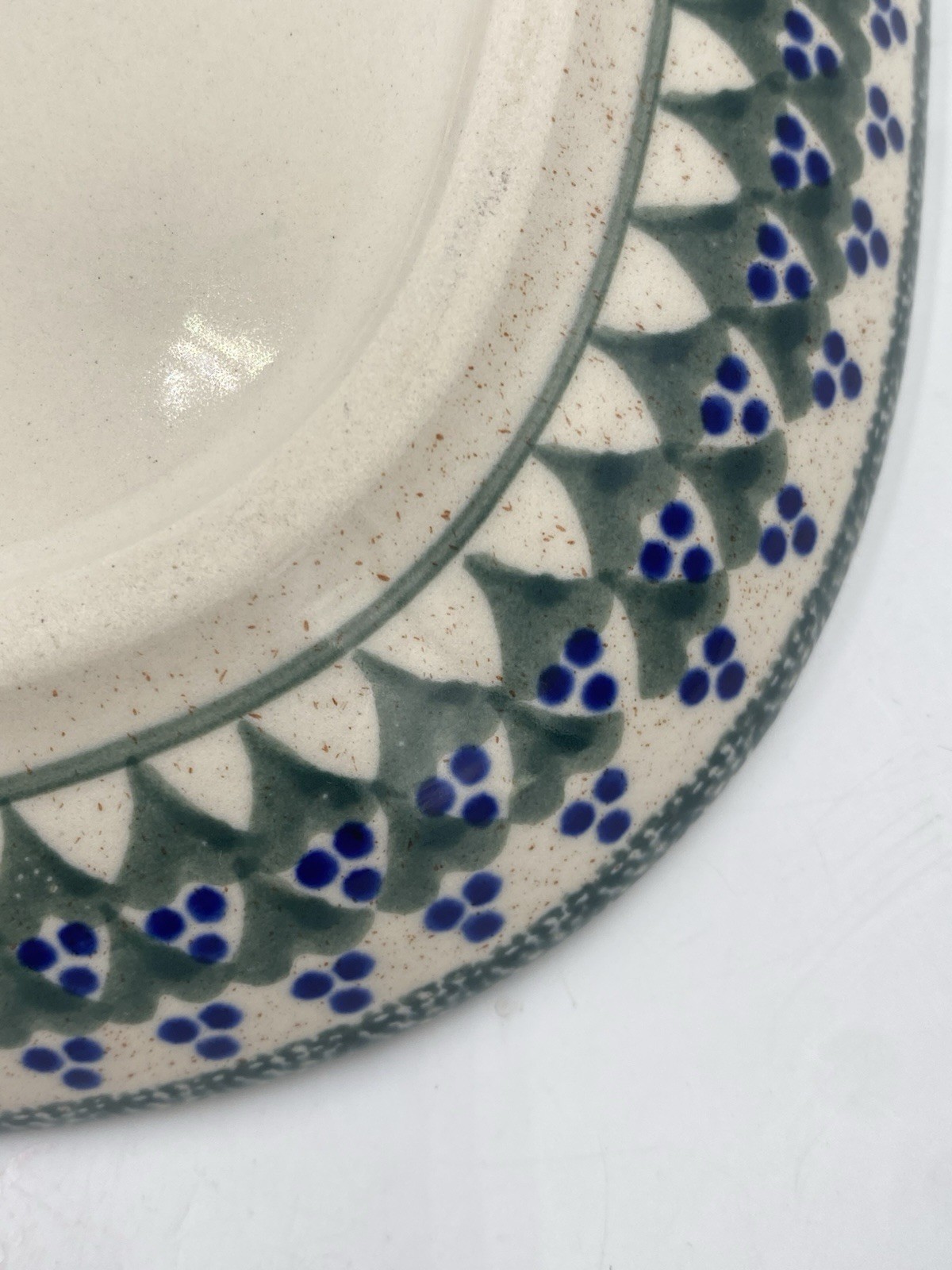Teresa Beach Imports CERAMIC SERVING PLATTER Polish Pottery 14.5” X 9”