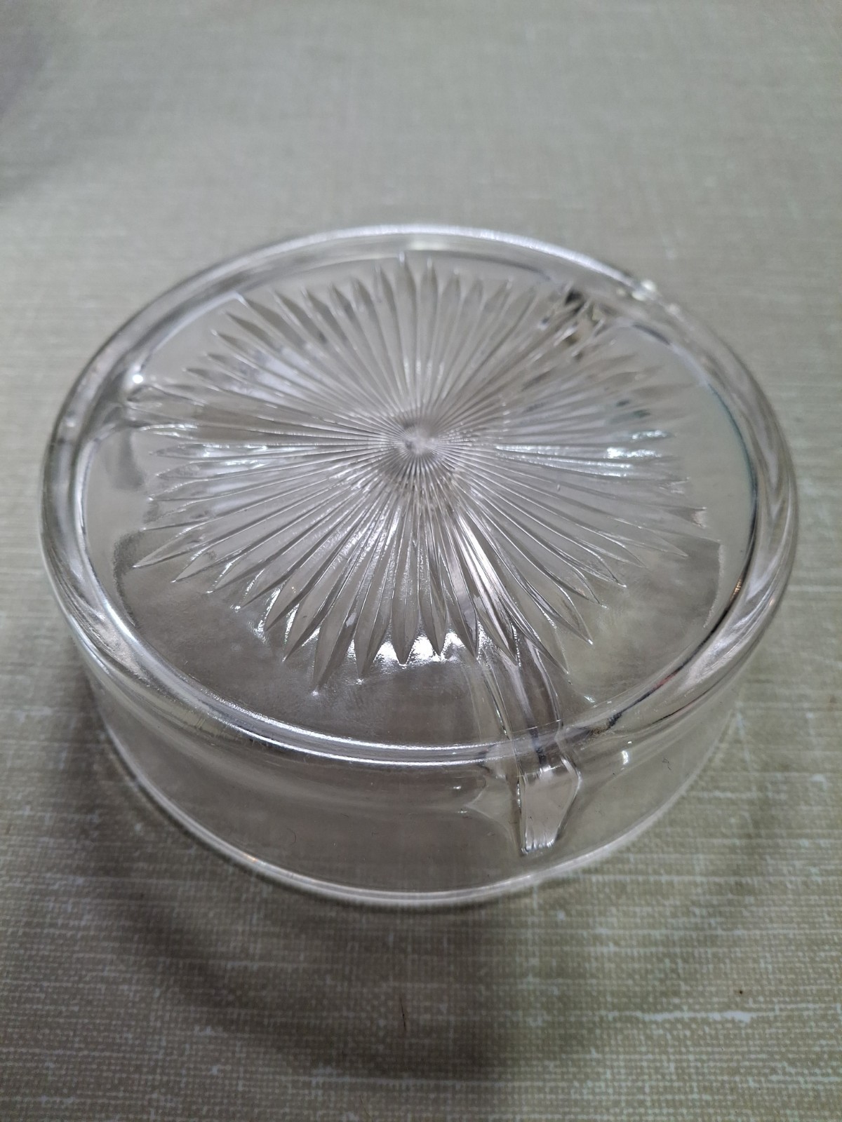 Vintage Divided Dish Triple Section Candy Nuts Server Dish To Keep Rings In It