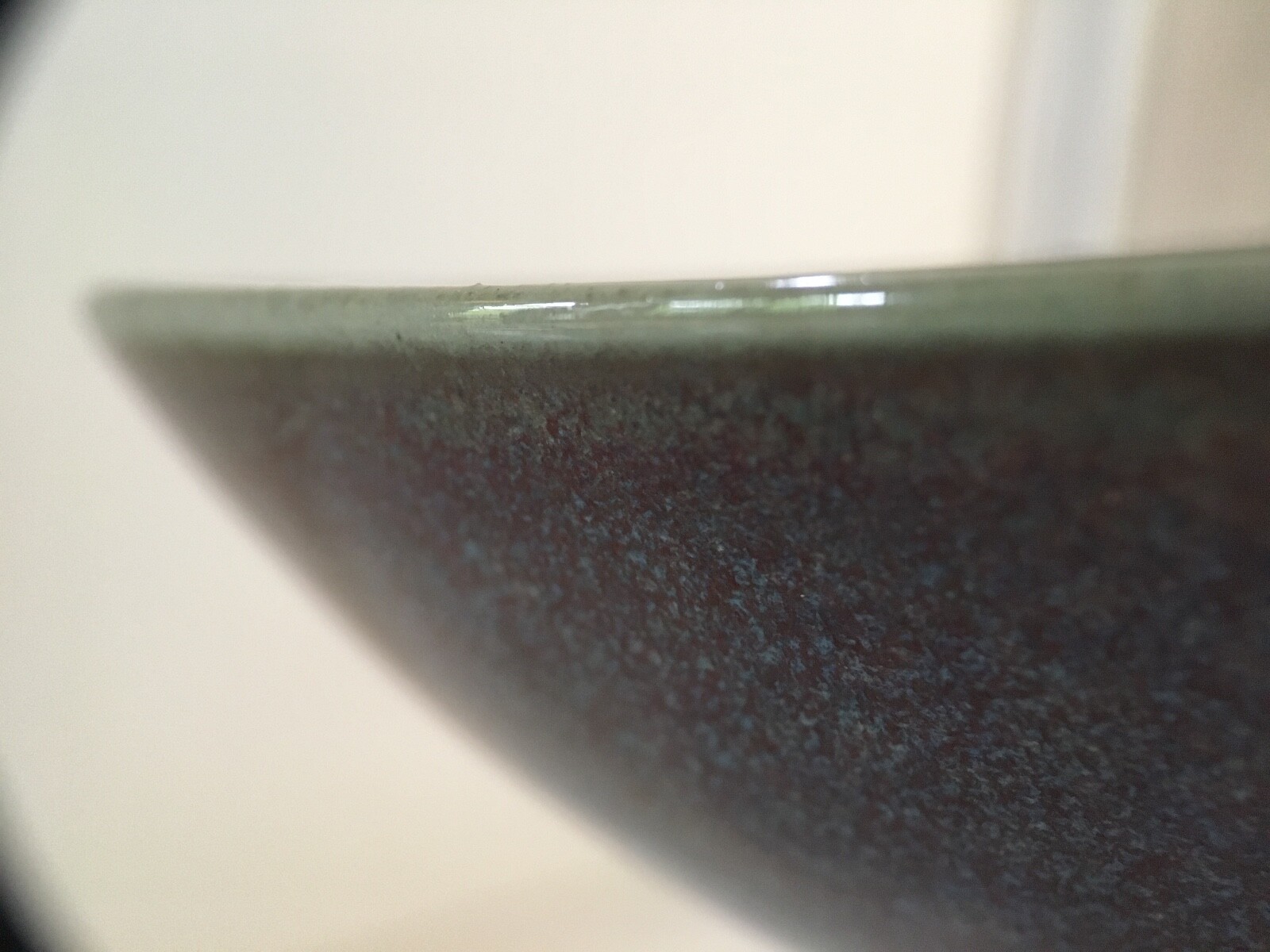 Sven Hofverberg Landskron Sweden Pedestal Shallow Bowl Exhibited Studio Ceramic