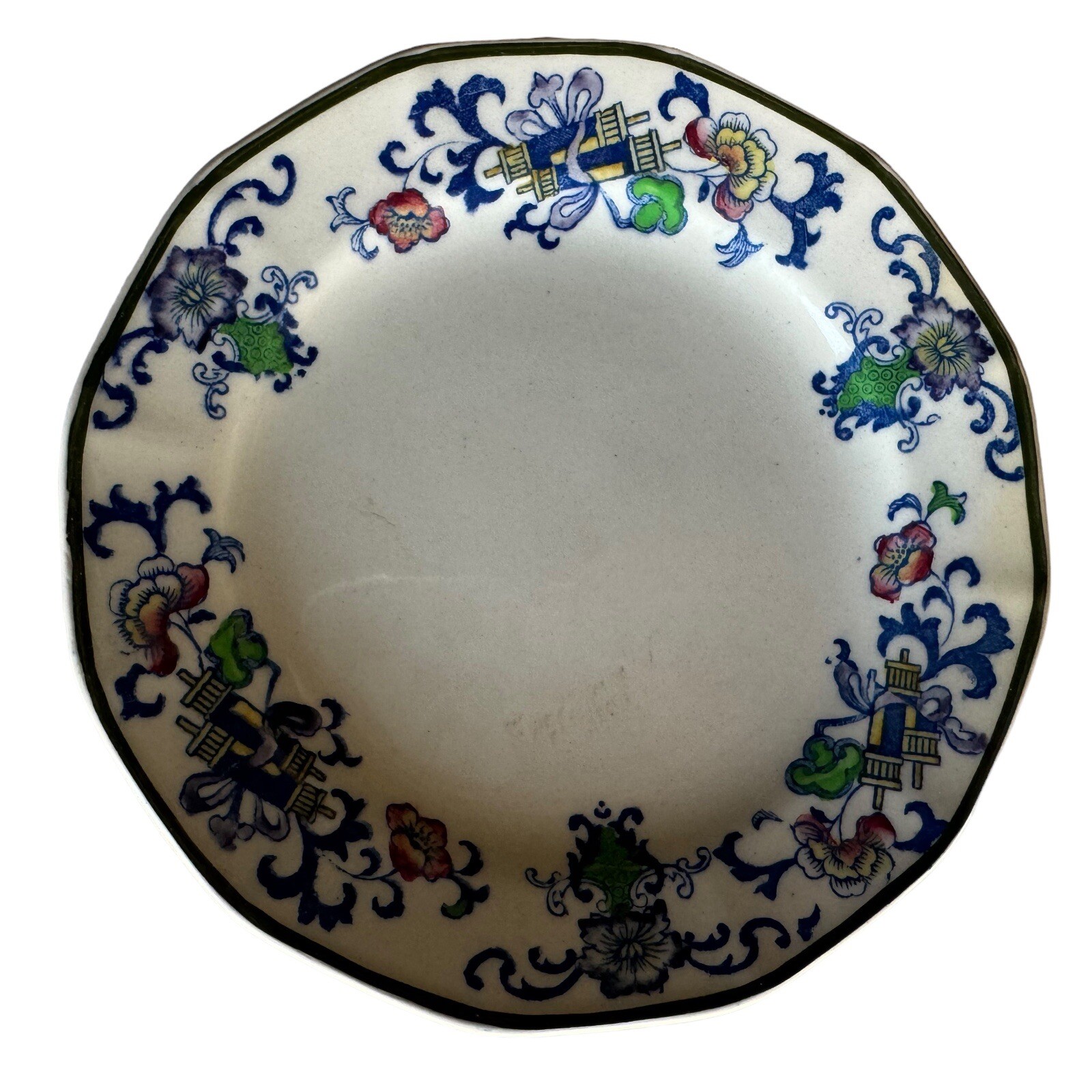 Set 6 Dessert Side Plates 5.5″ Royal Doulton Burslem Nankin England Antique Asia