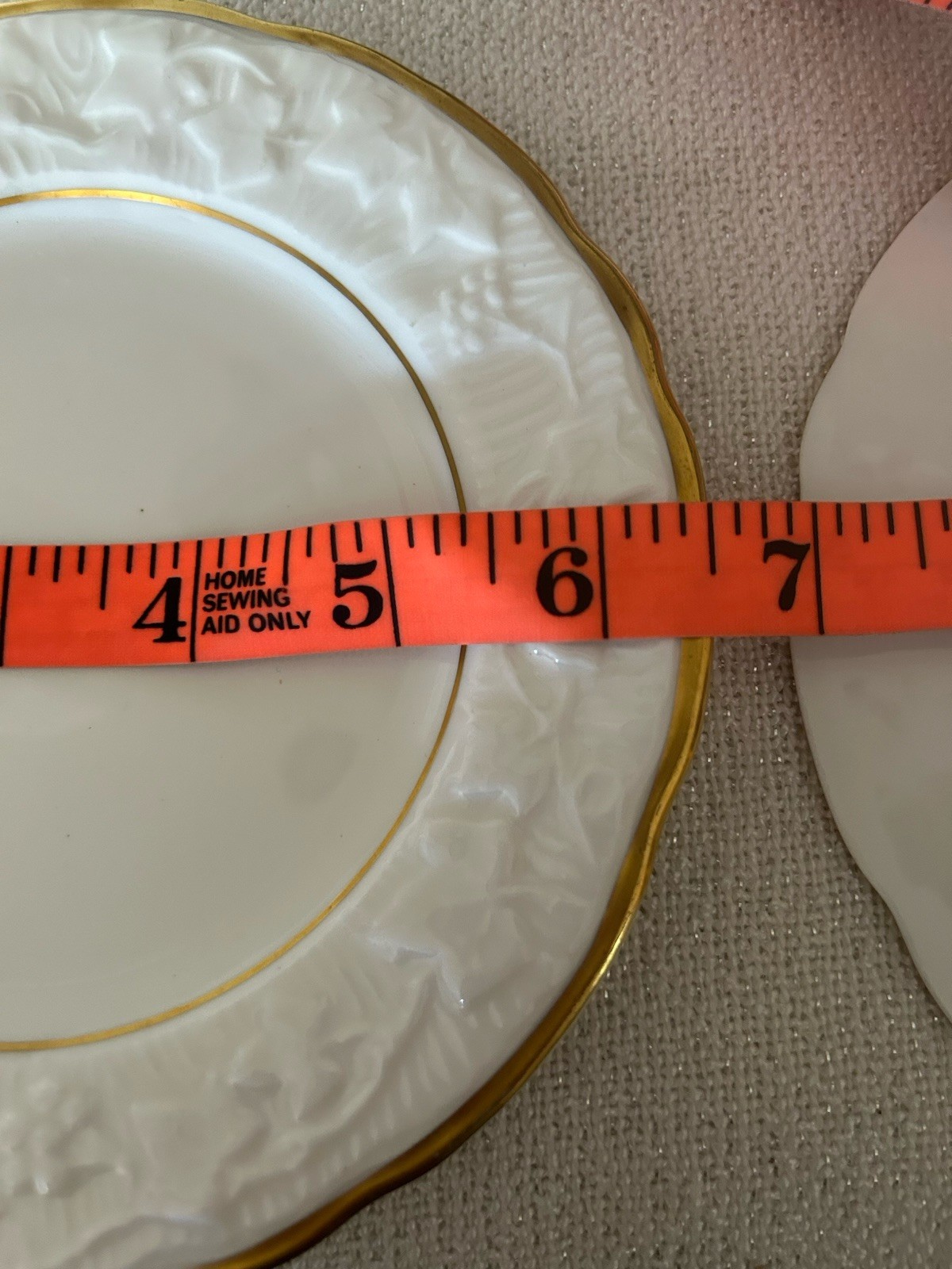 Set of 6 Royal Stafford ‘Old English Oak Gold’ 6-1/2” Bread Plates-#764261
