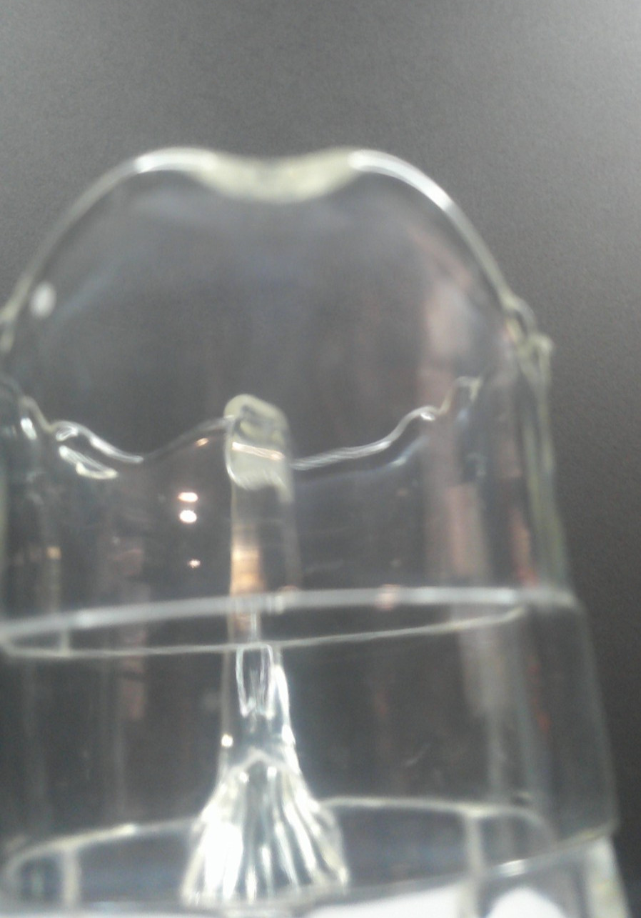 Riverside Glass Works, Ranson, # 500, Creamer, USA, Clear, EAPG, c1899, ExCd