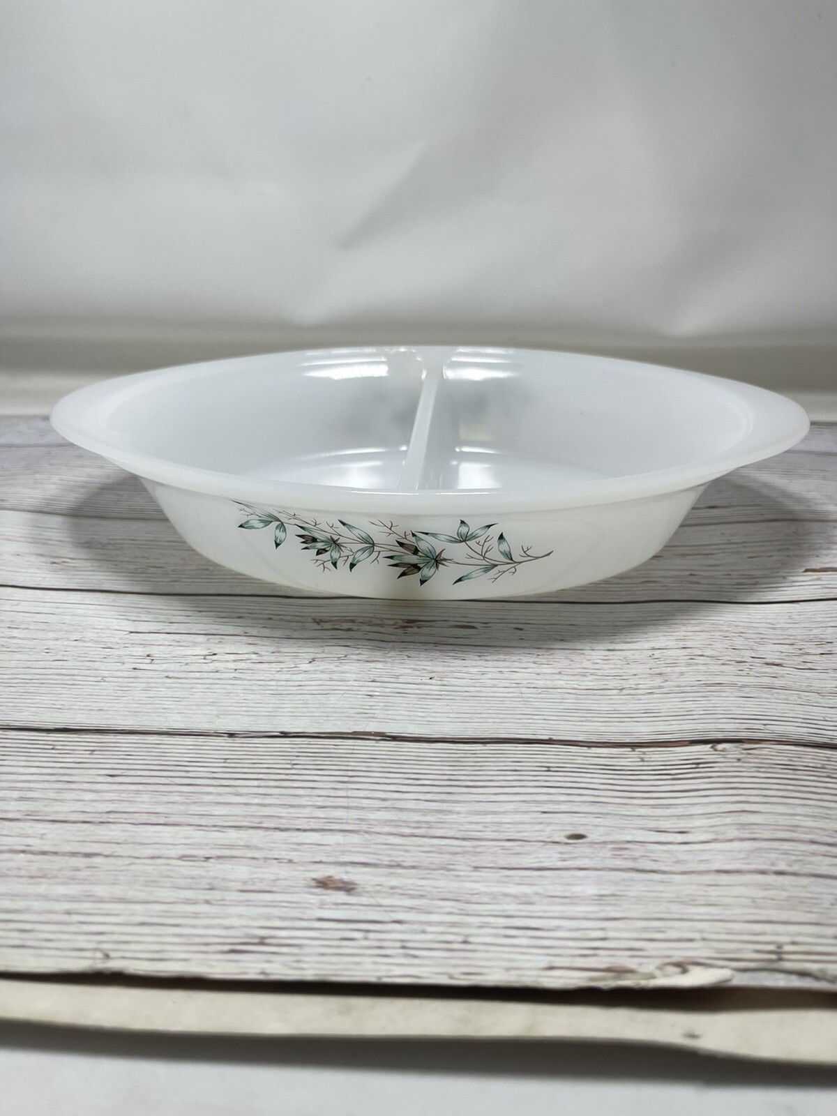 Retro Flowers Glasbake Divided Casserole Dish 12” X 8.5” 2” Deep
