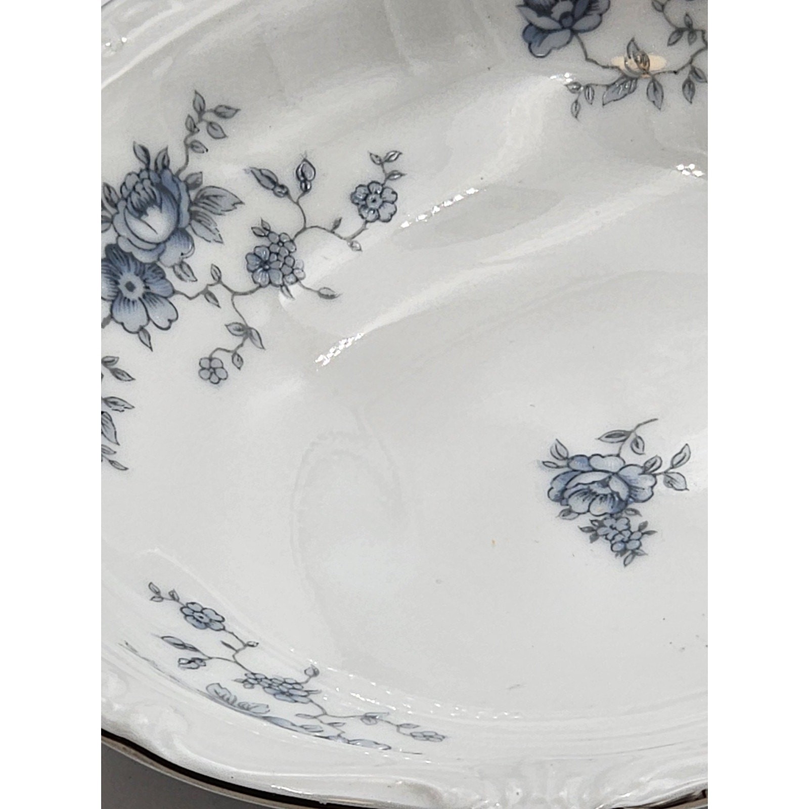 Johann Haviland Blue Garland 5″ Dessert Plate set of 4 Bavaria Germany Vintage