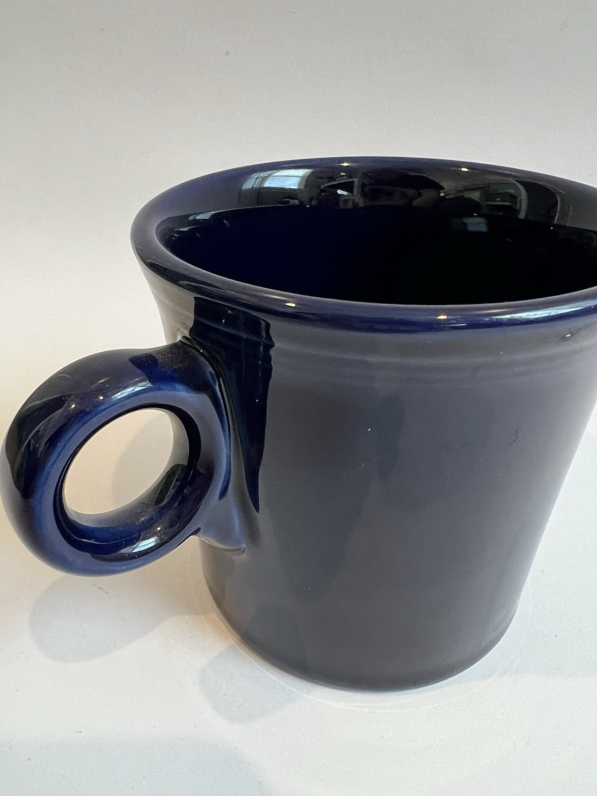 Fiestaware Coffee Cup Tom & Jerry O-Ring Handle Mug Fiesta Ware Cobalt Blue #105