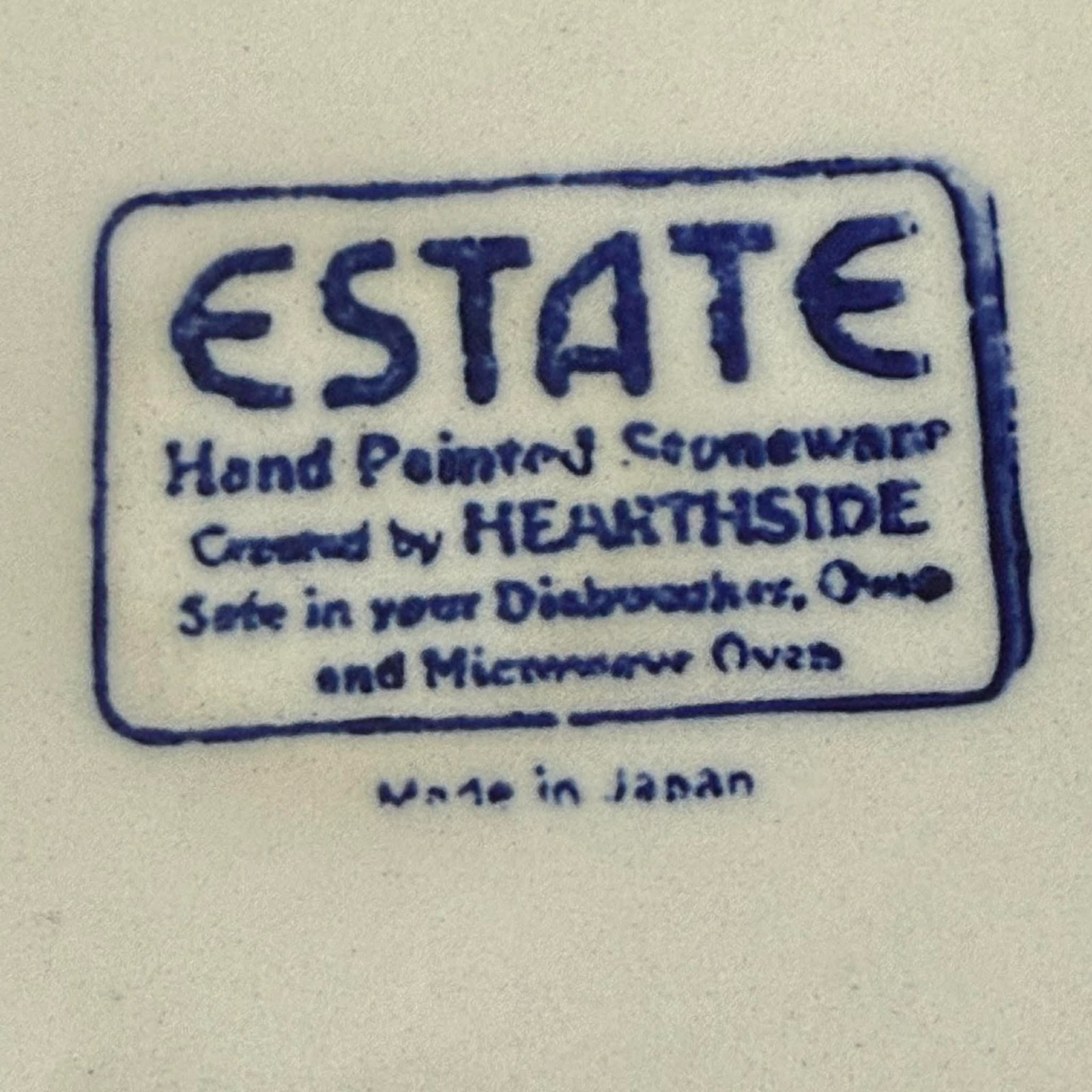 Estate Hearthside VTG Covered Casserole Stoneware 2-Qt Japan MCM Japandi Style