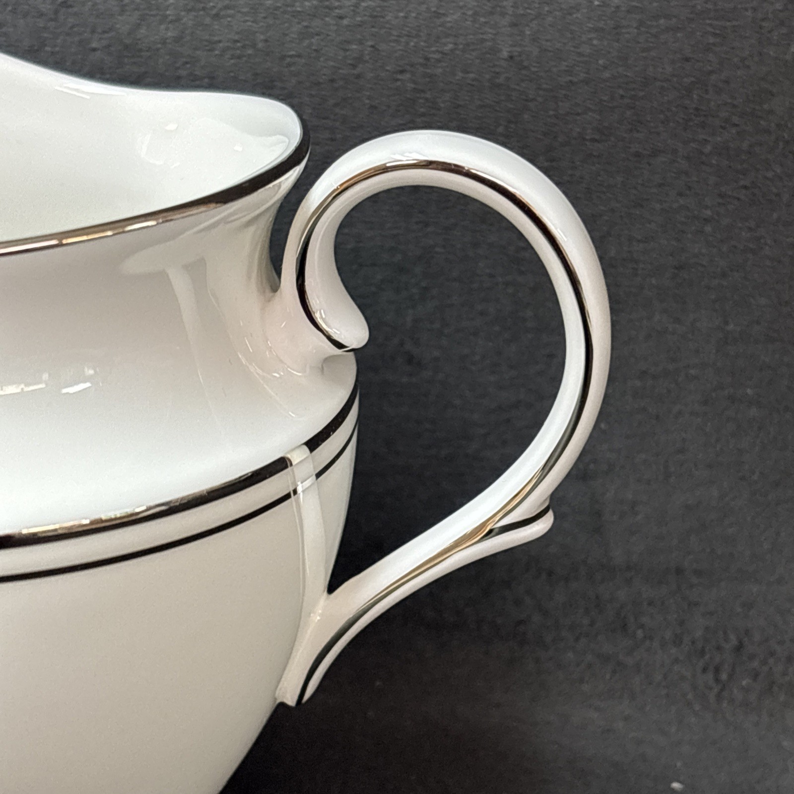 Lenox FEDERAL PLATINUM Creamer and Sugar Bowl with Lid Set ~ Still with Tags!