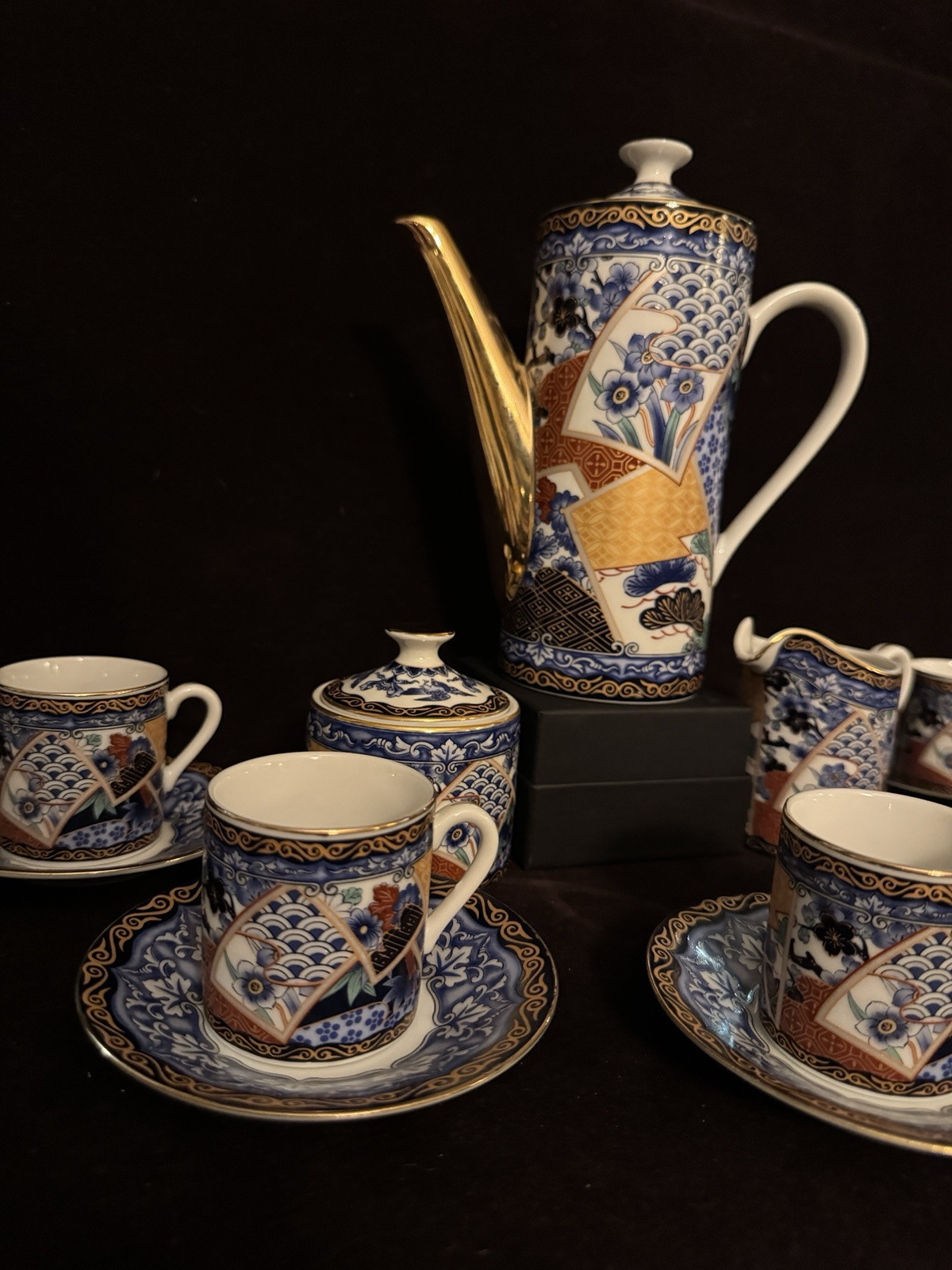 Vintage Japanese Demitasse Set