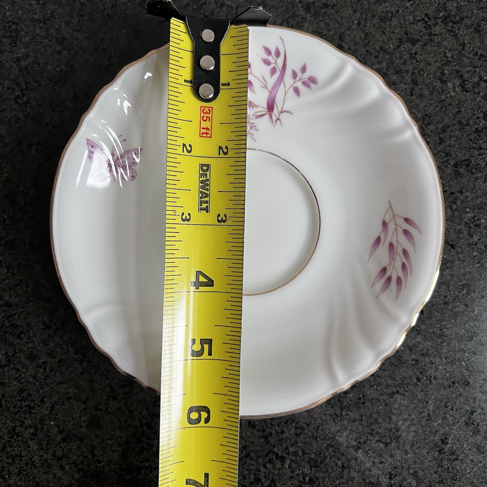 Thomas R Germany Porcelain Tea Cup, Saucer, Dessert Plate Trio Set of 5
