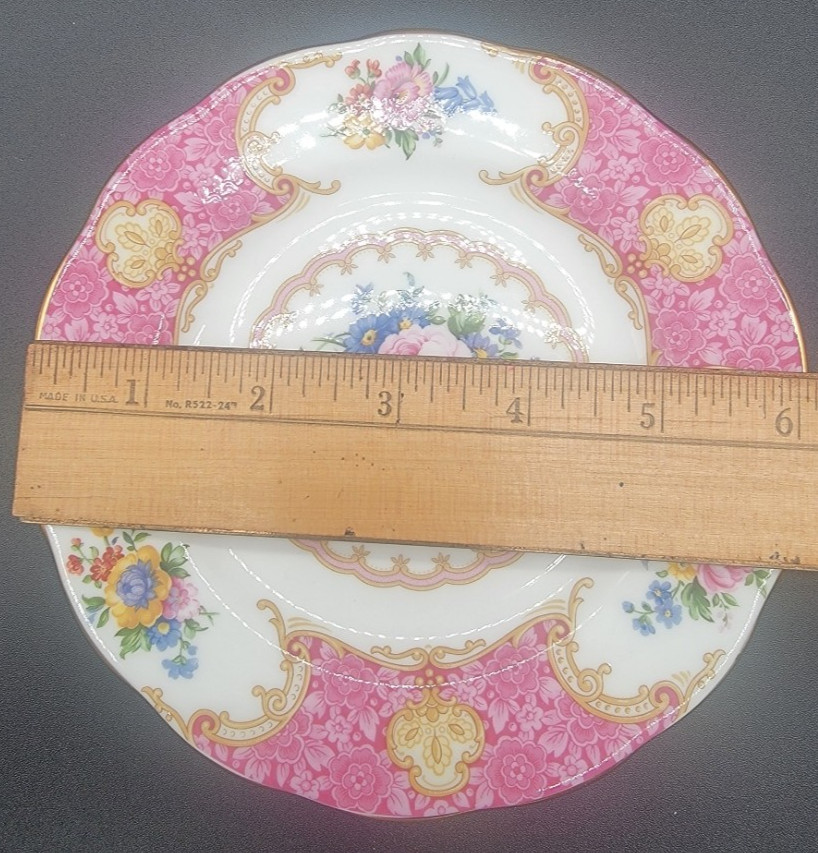 Royal Albert Lady Carlyle Bread Plate 6.25″ Diameter Made in England