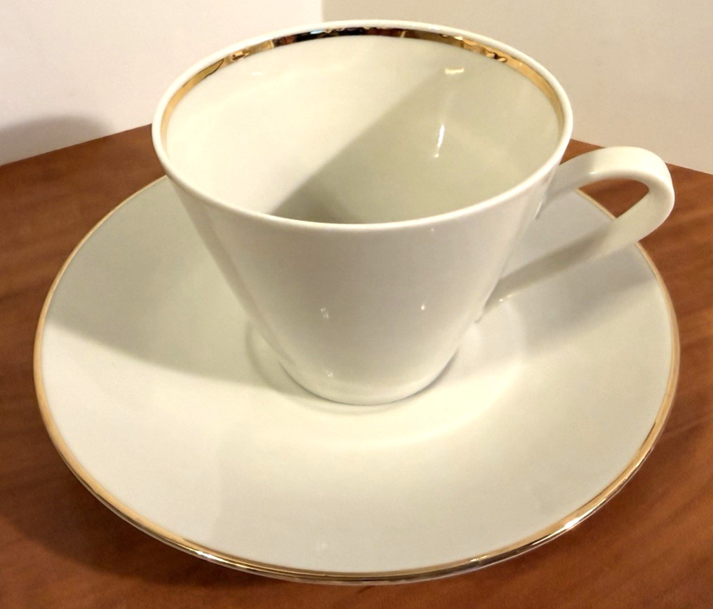 Winterling Kirchenlamitz Bavaria White Gold Coffee Server Set
