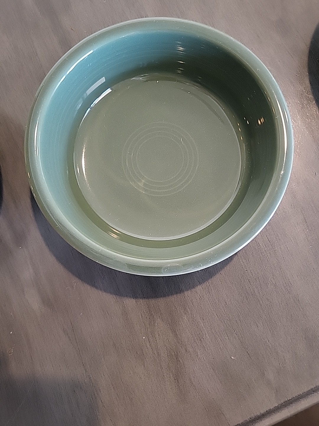 2 HLC Fiesta Dark Green Bowls Soup/Salad/Cereal 7″ Homer Laughlin Fiestaware USA