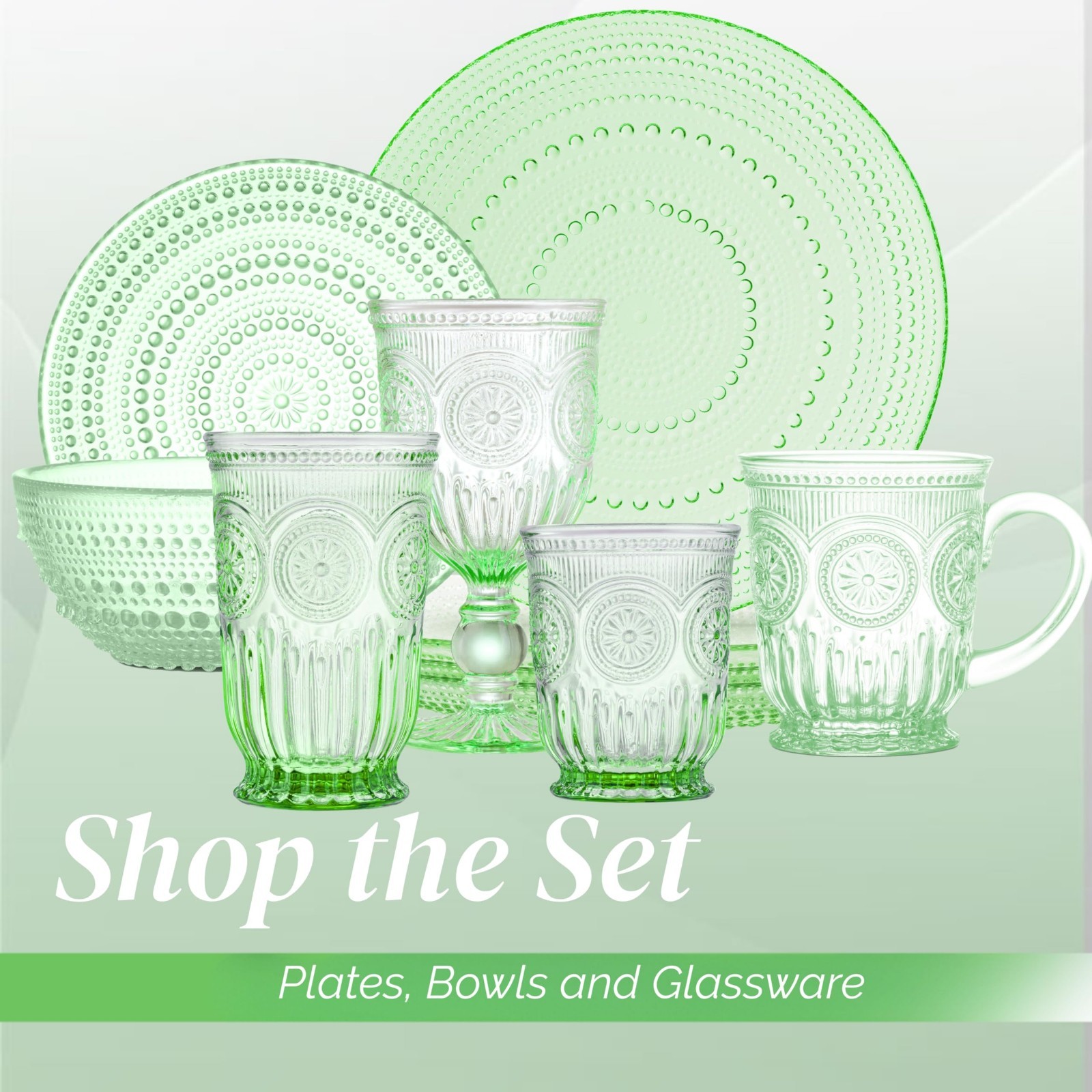 Decorative Green Glass Bowl – Elegant Centerpiece for Home Decor & Dining