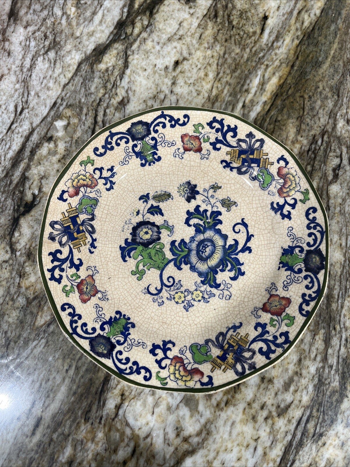 Antique Vtg Doulton of Burslem Salad Plate NANKIN 7 3/8″ circa 1912
