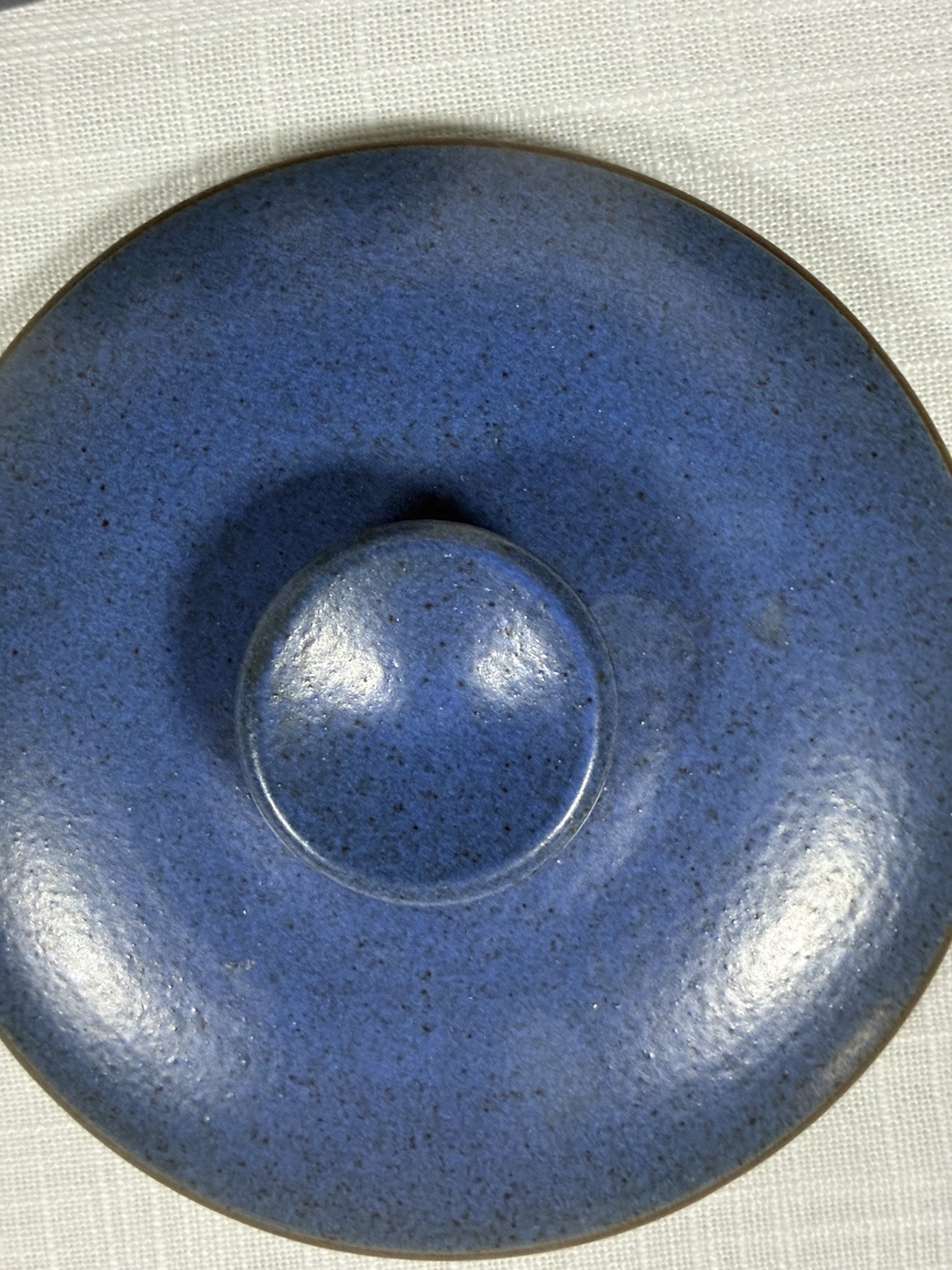Heath Ceramics Blue Creamer (Cream) and Sugar Bowl with Lid (Moonstone?)