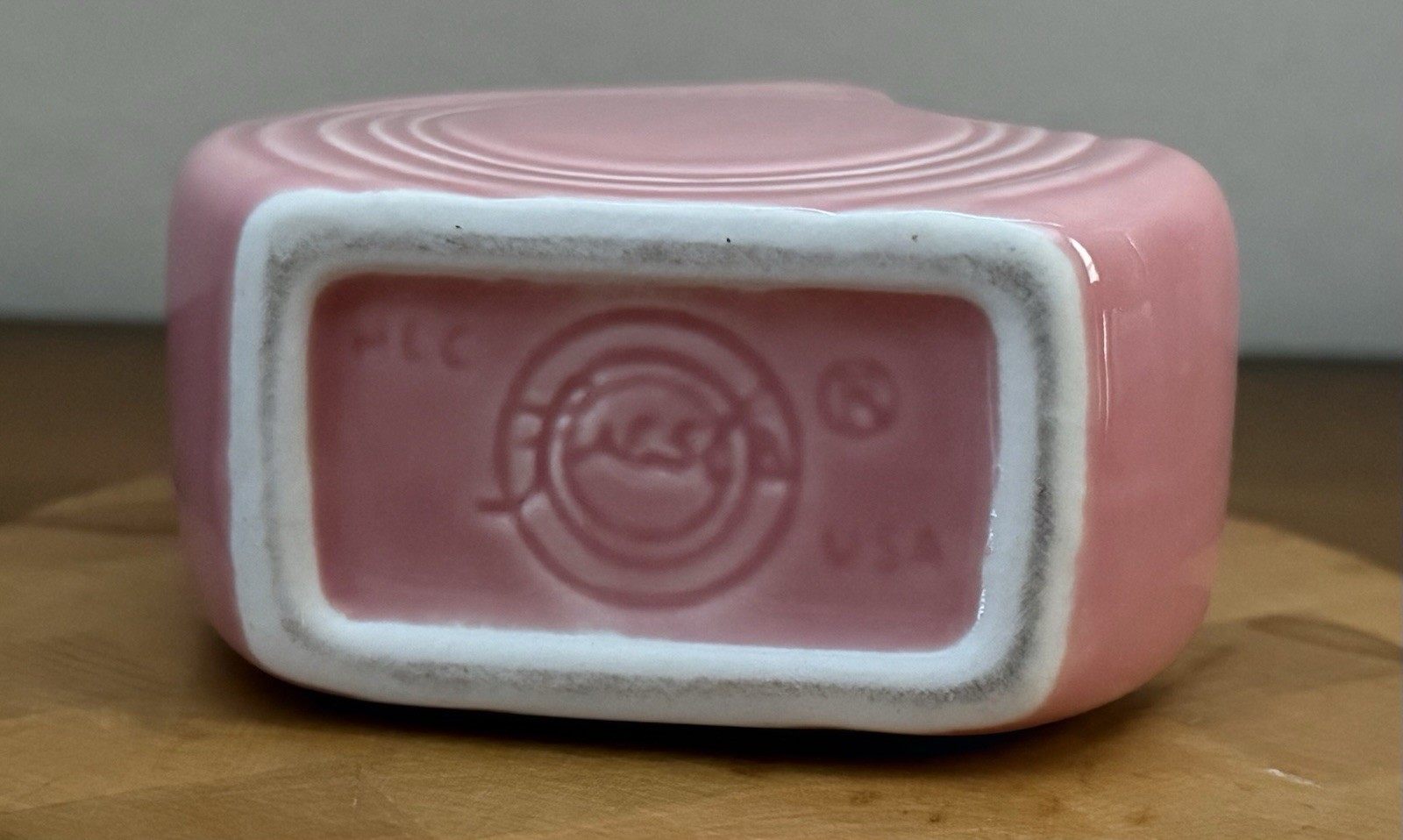 Fiesta Pink Mini Disk Pitcher Creamer Made in USA 4 3/4 Oz Vintage EUC