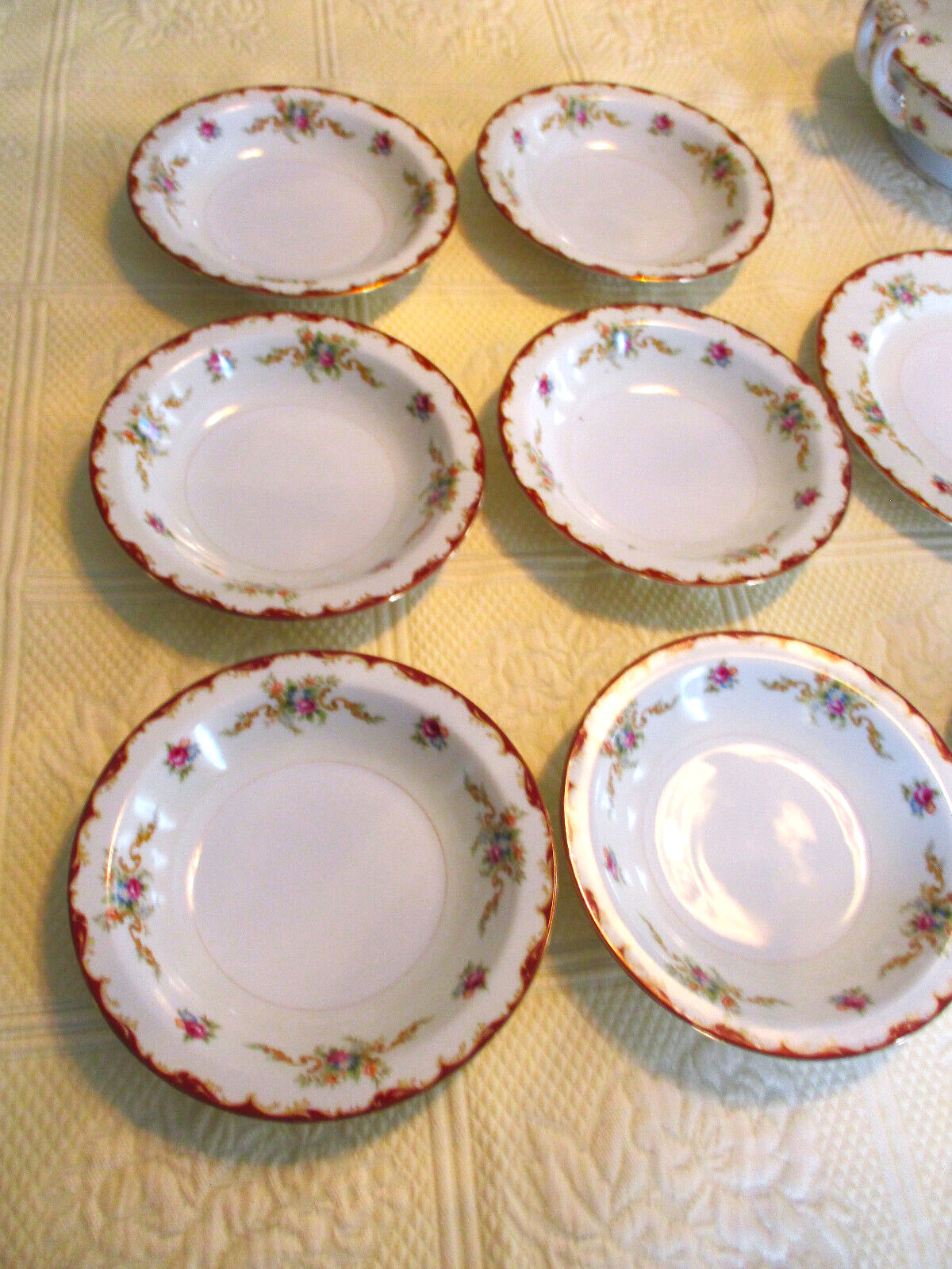 Vintage Harmony House “Wembley” Porcelain Dinner Set for 6 and Covered Tureen
