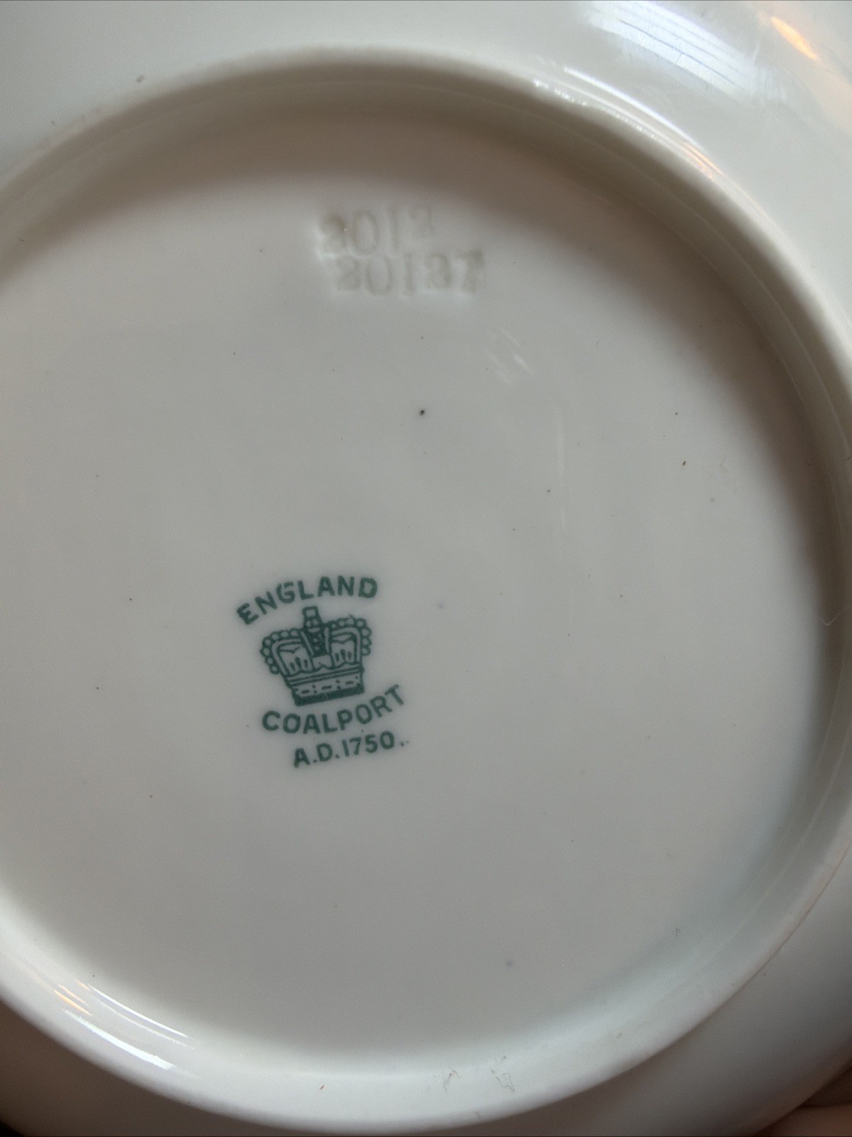 Blue and White Coalport Dragon Pattern Bowl Made In England