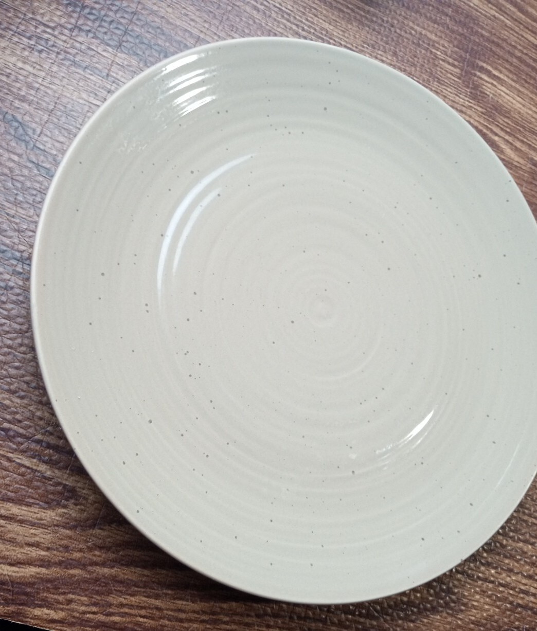 Sango China Plate 10 3/4″ Beige Dinner Plate