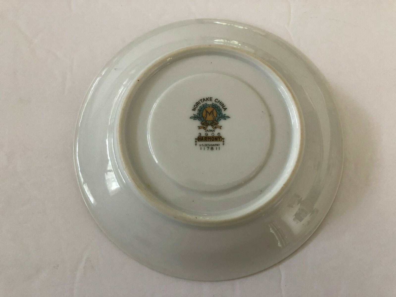 Noritake China Harmony 3906 Gold Trim, Red Brown Floral Border – TEA CUP SAUCER
