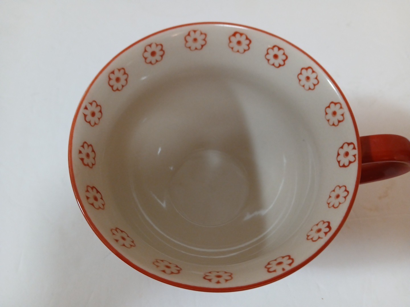 New Yokohama Studio Mug & Plate/Saucer Blue Yellow Rust Raised Design Hand Paint