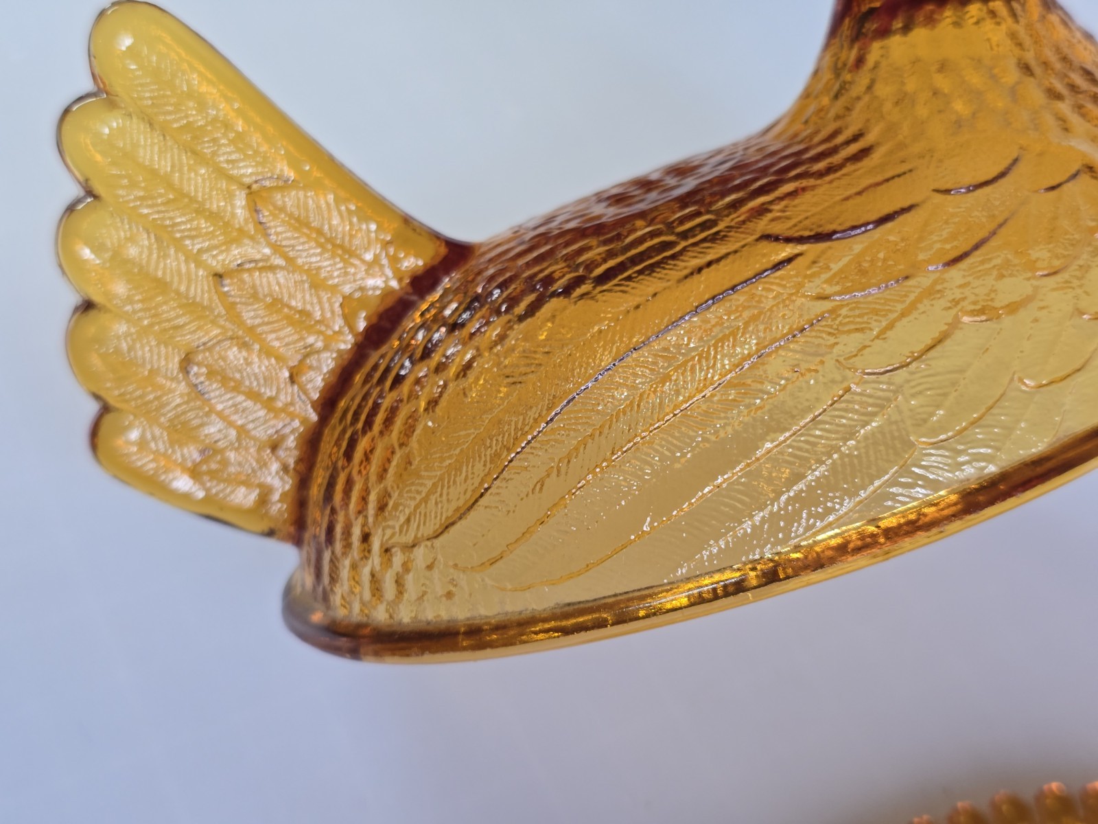 VTG Indiana Glass Amber Golden Hen On A Nest Candy Dish EXCELLENT LOOK !! GIFT !