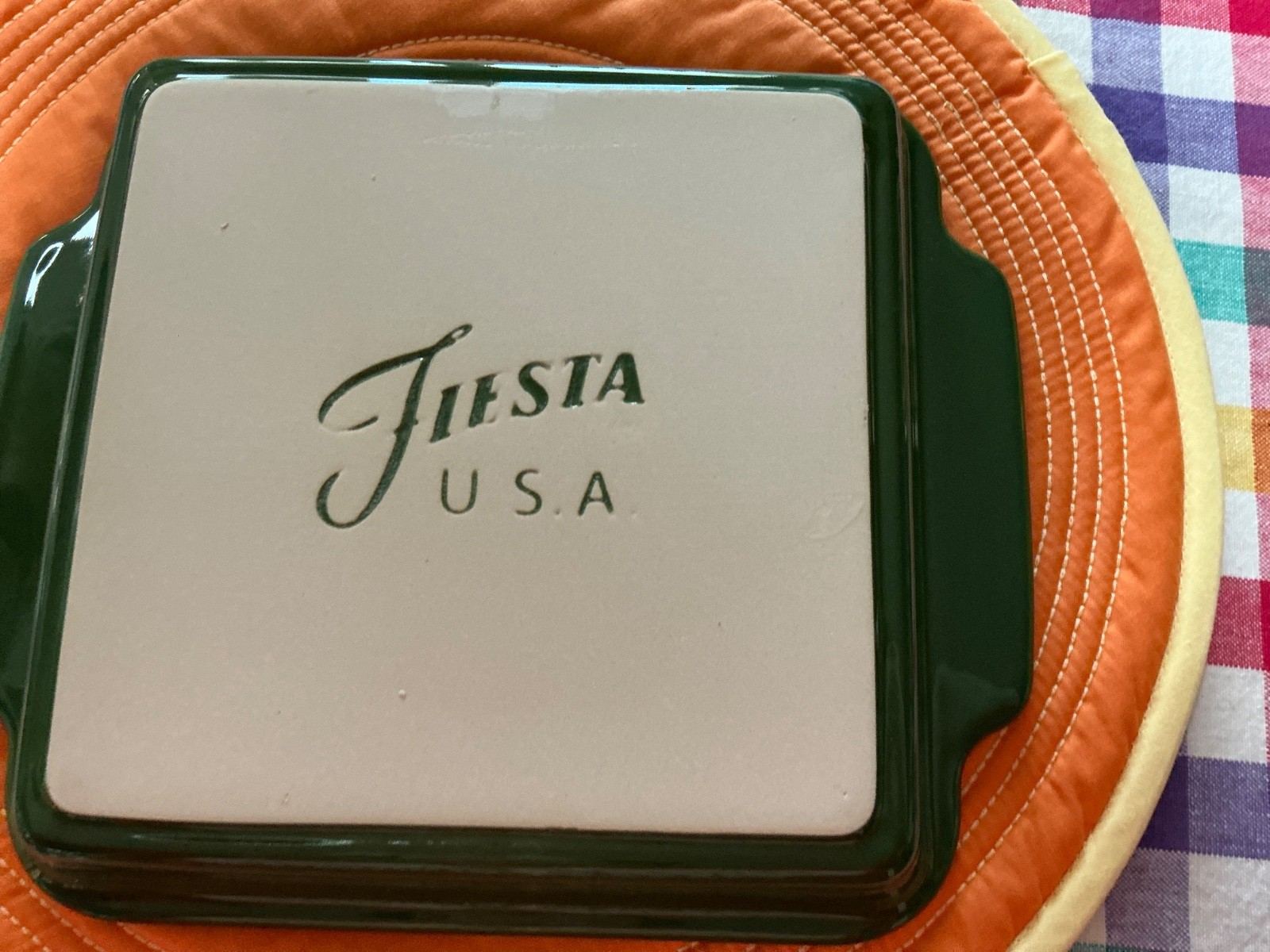 Fiesta Napkin Tray – Redesigned 2026 with handles – Jade