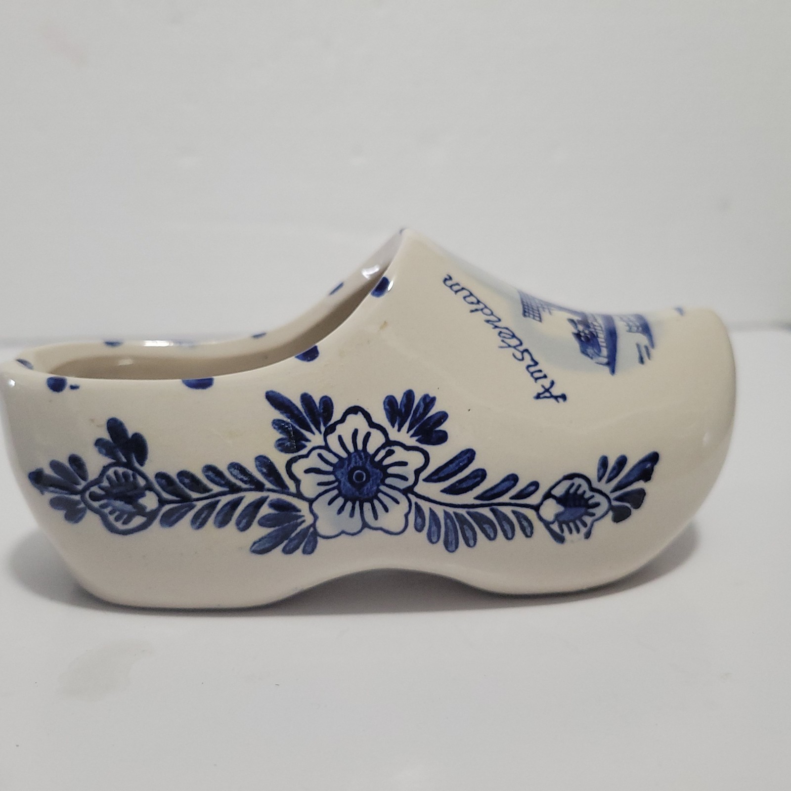 Delf Blue Holland Ceramic Amsterdam Dutch Clog Shoe Home Decor