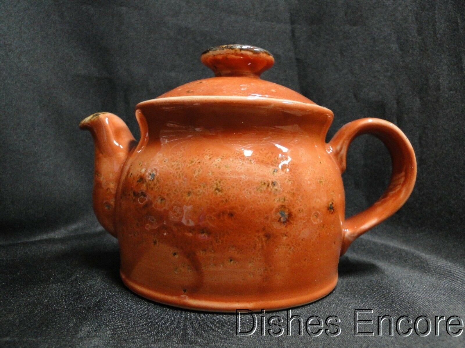 Steelite Craft, England: NEW Terracotta Teapot Club w/ Lid, 4 1/2″, 15 oz