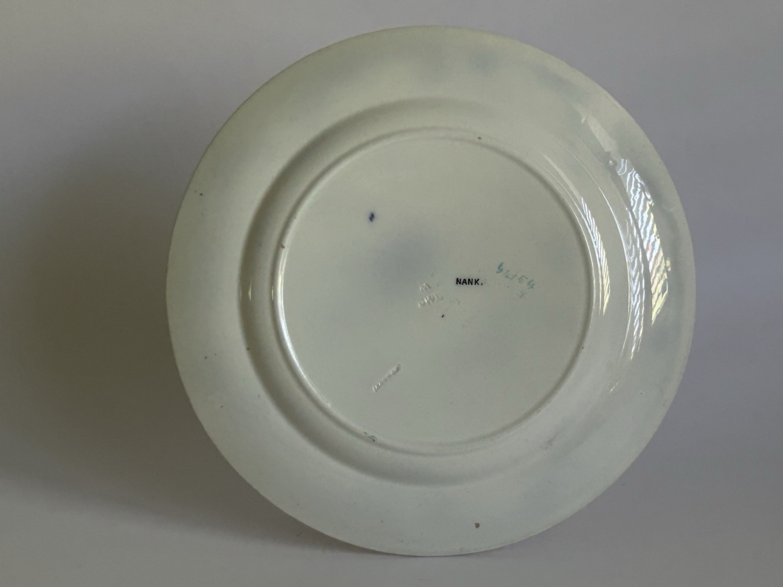 Antique Wedgwood Chinoiserie Nankin Pattern Polychrome Hand painted Plate 1883