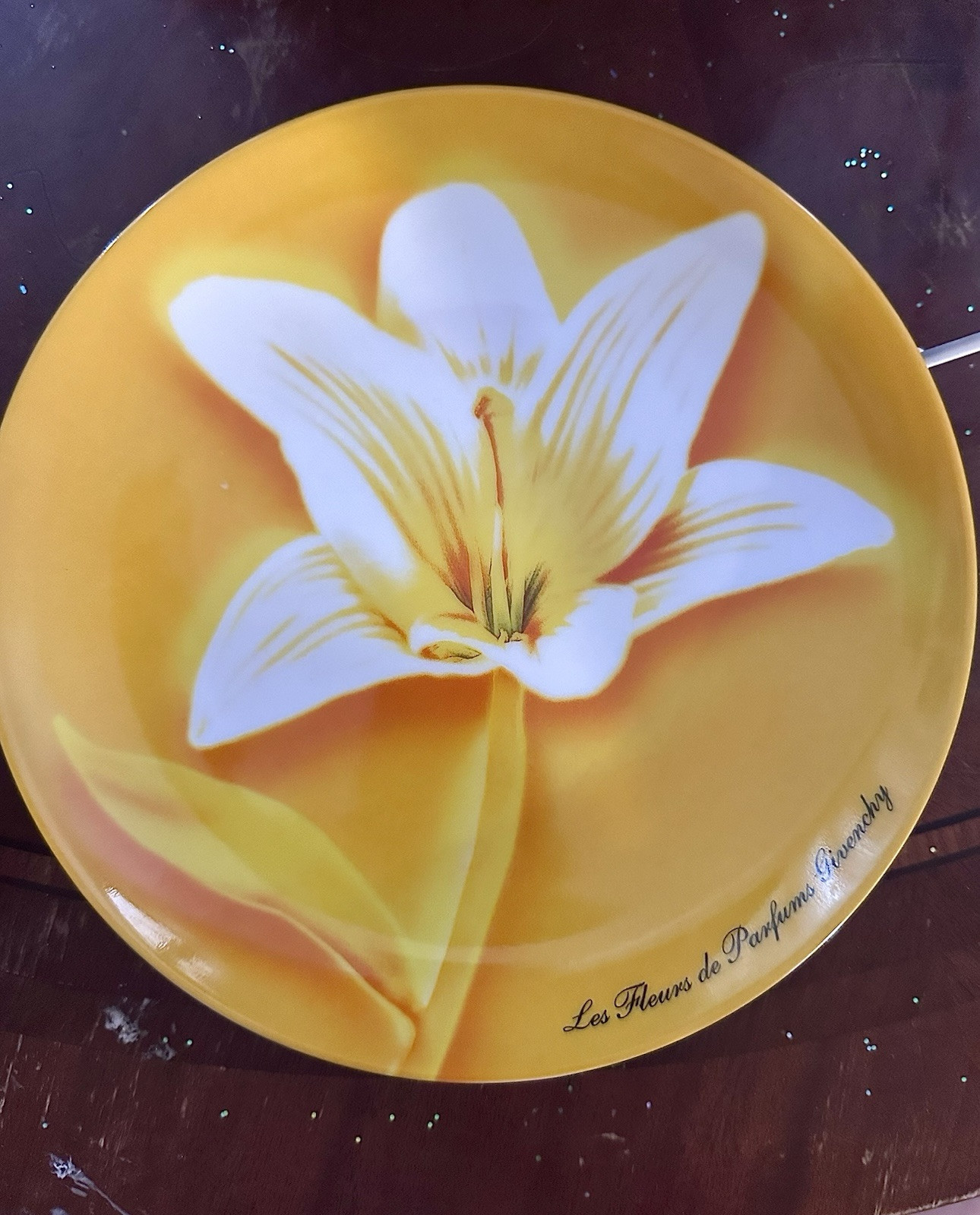 Four Piece Floral Decorated Givinchy Dinner Plates