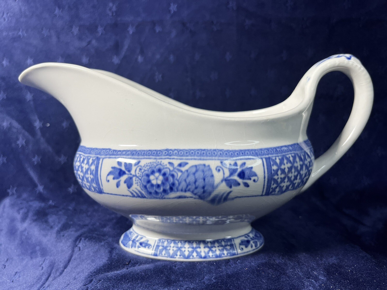 BOOTHS Vintage NANKIN Gravy Boat Silicon China England